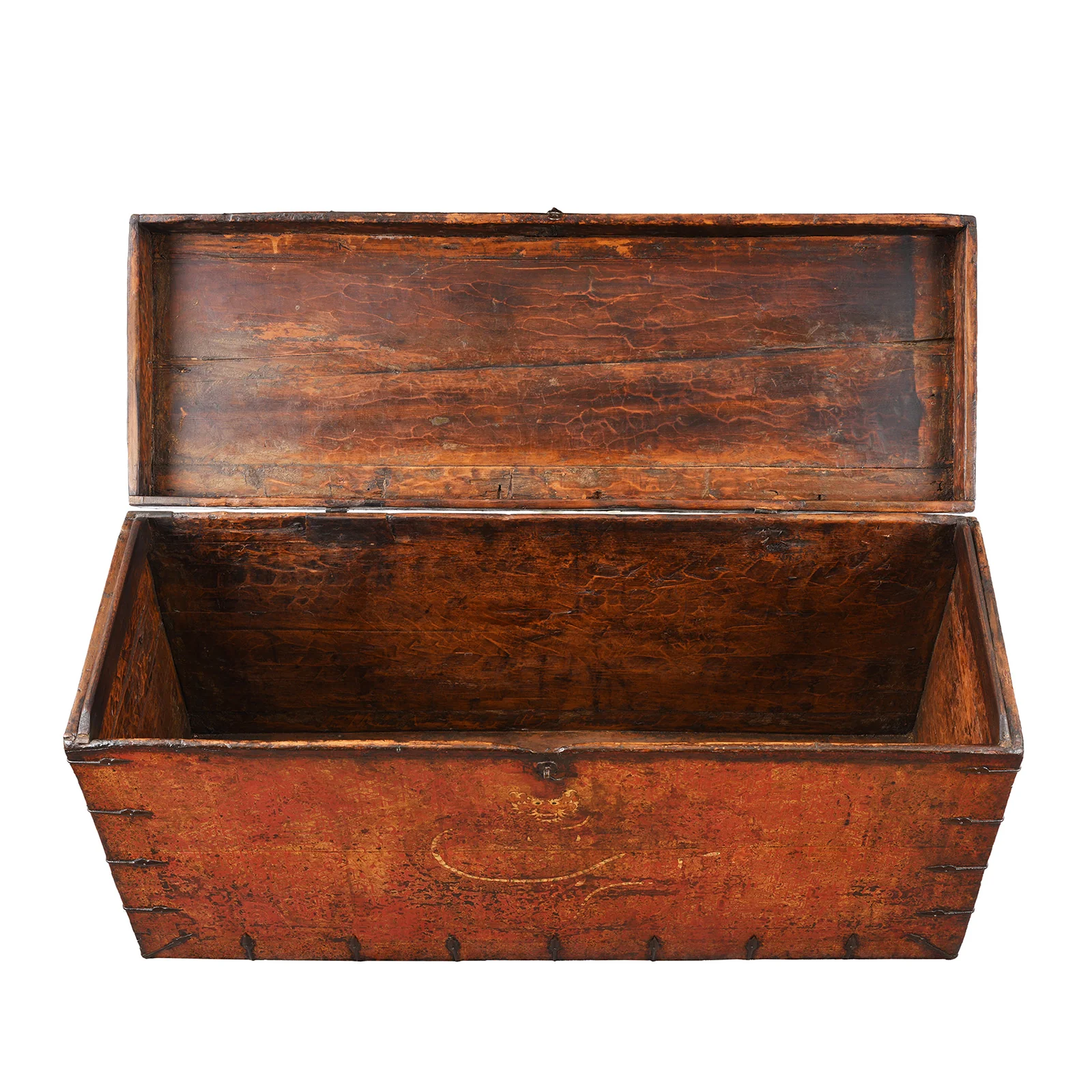 Painted Tibetan Dragon Storage Chest - 18th Century - Image 6