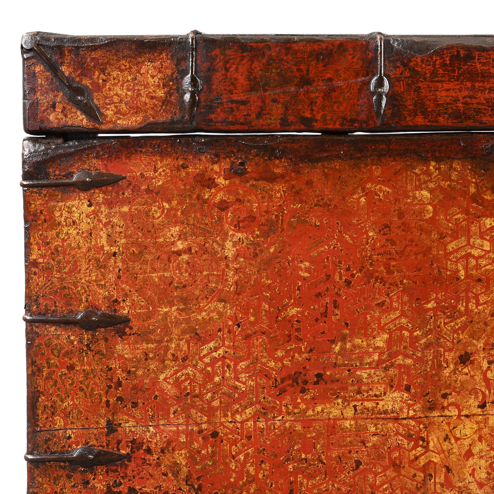Painted Tibetan Dragon Storage Chest - 18th Century - Image 9