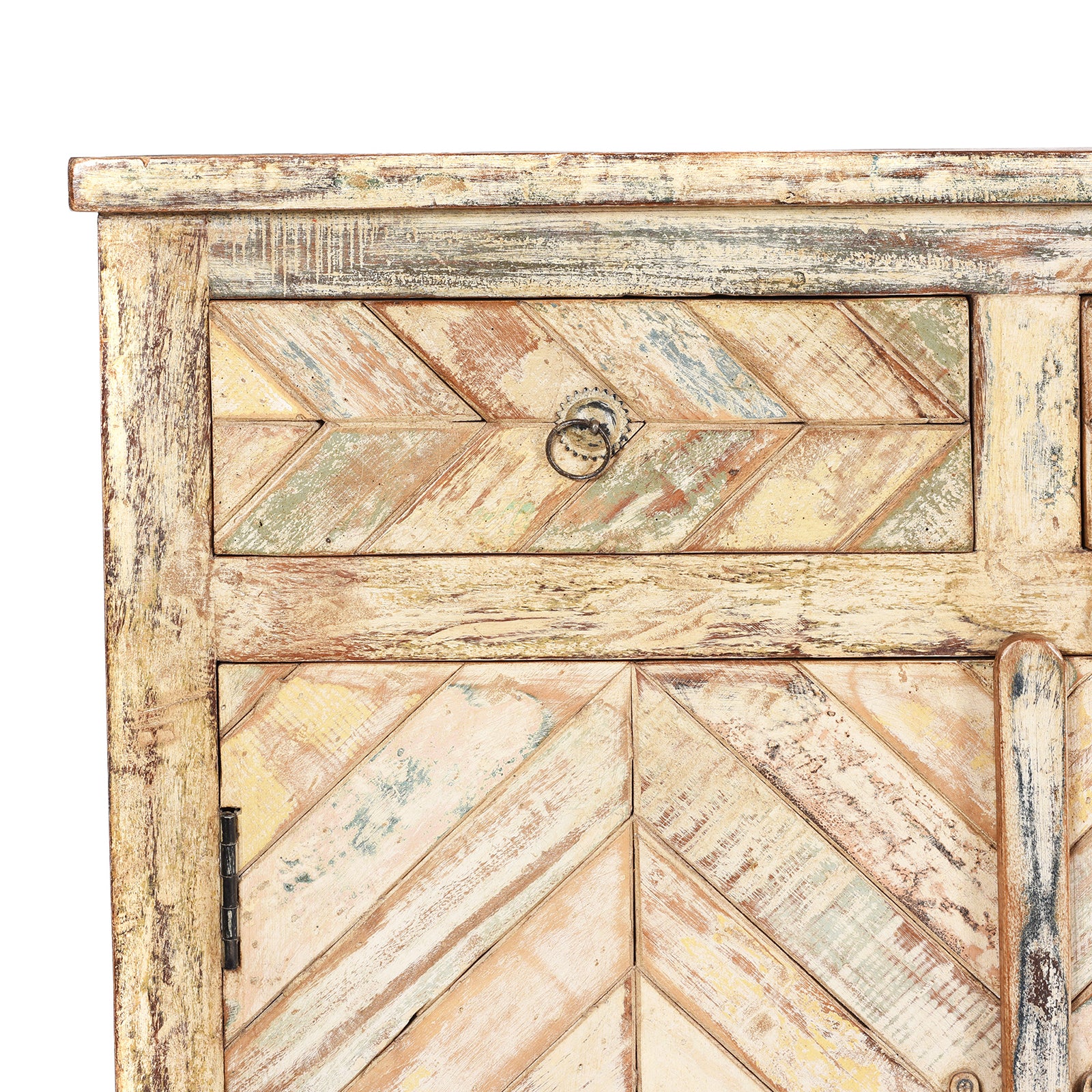 2 Door Indian Parquet Side Cabinet - Image 2