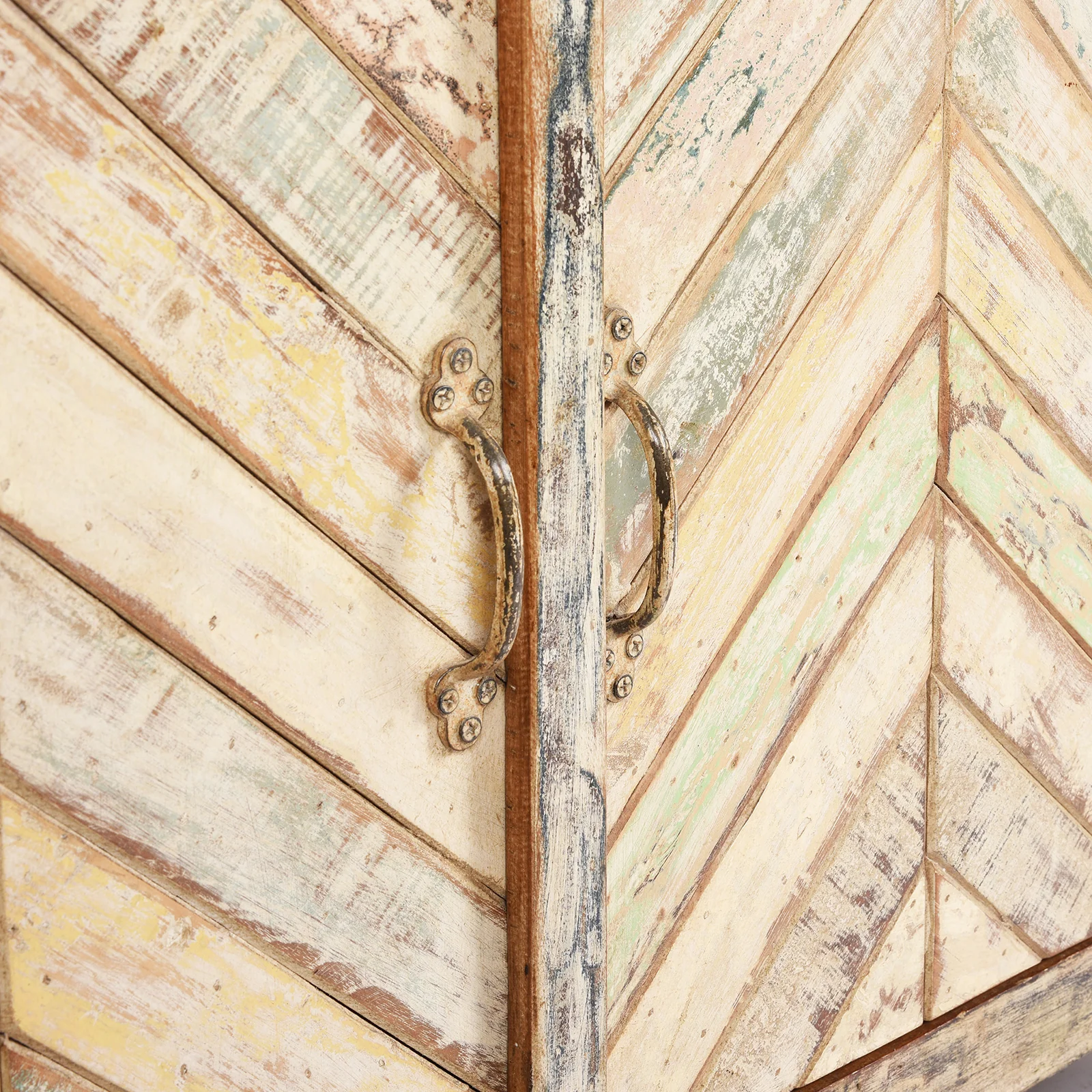 2 Door Indian Parquet Side Cabinet - Image 5