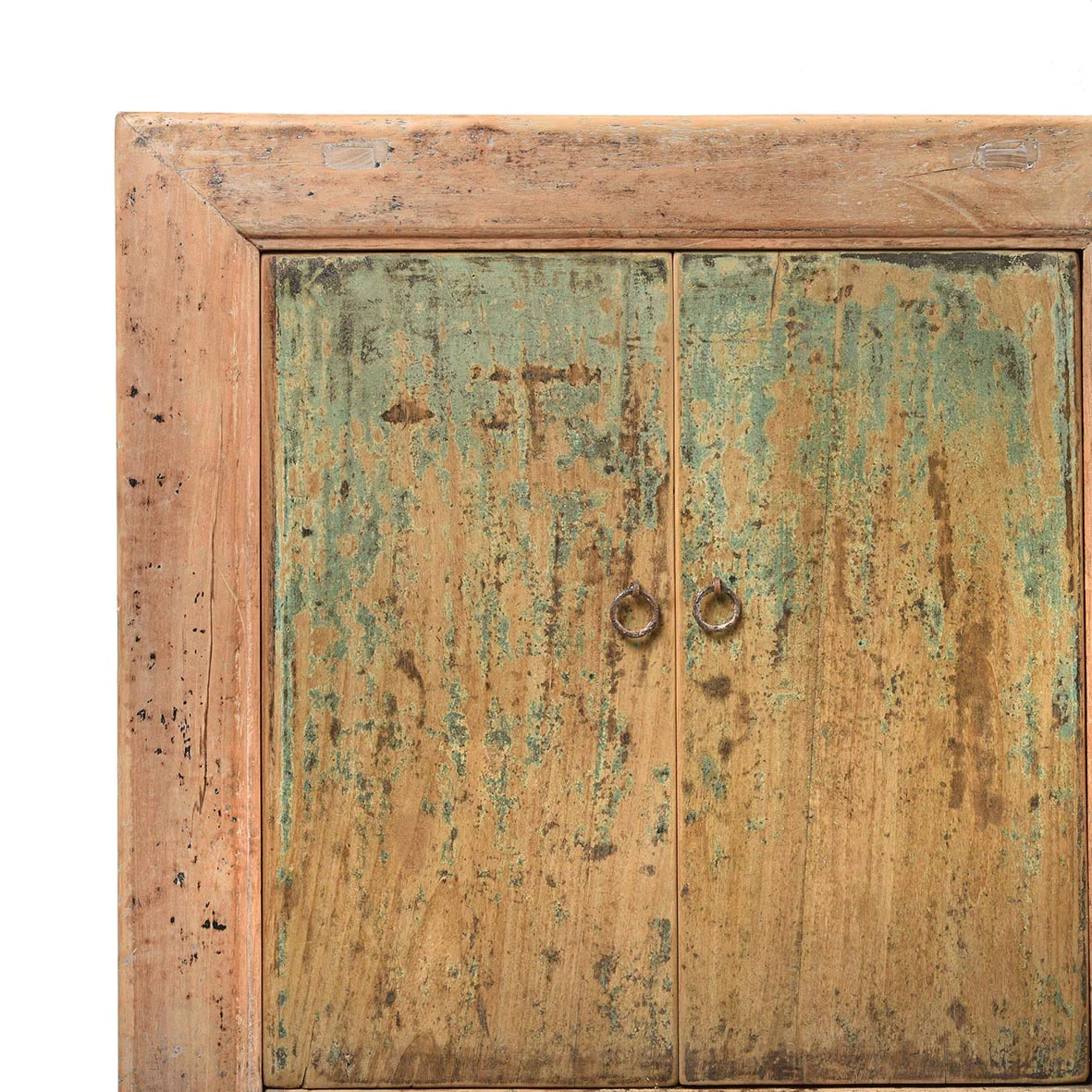 Reclaimed 6 Door Mongolian Bleached Sideboard - Image 7