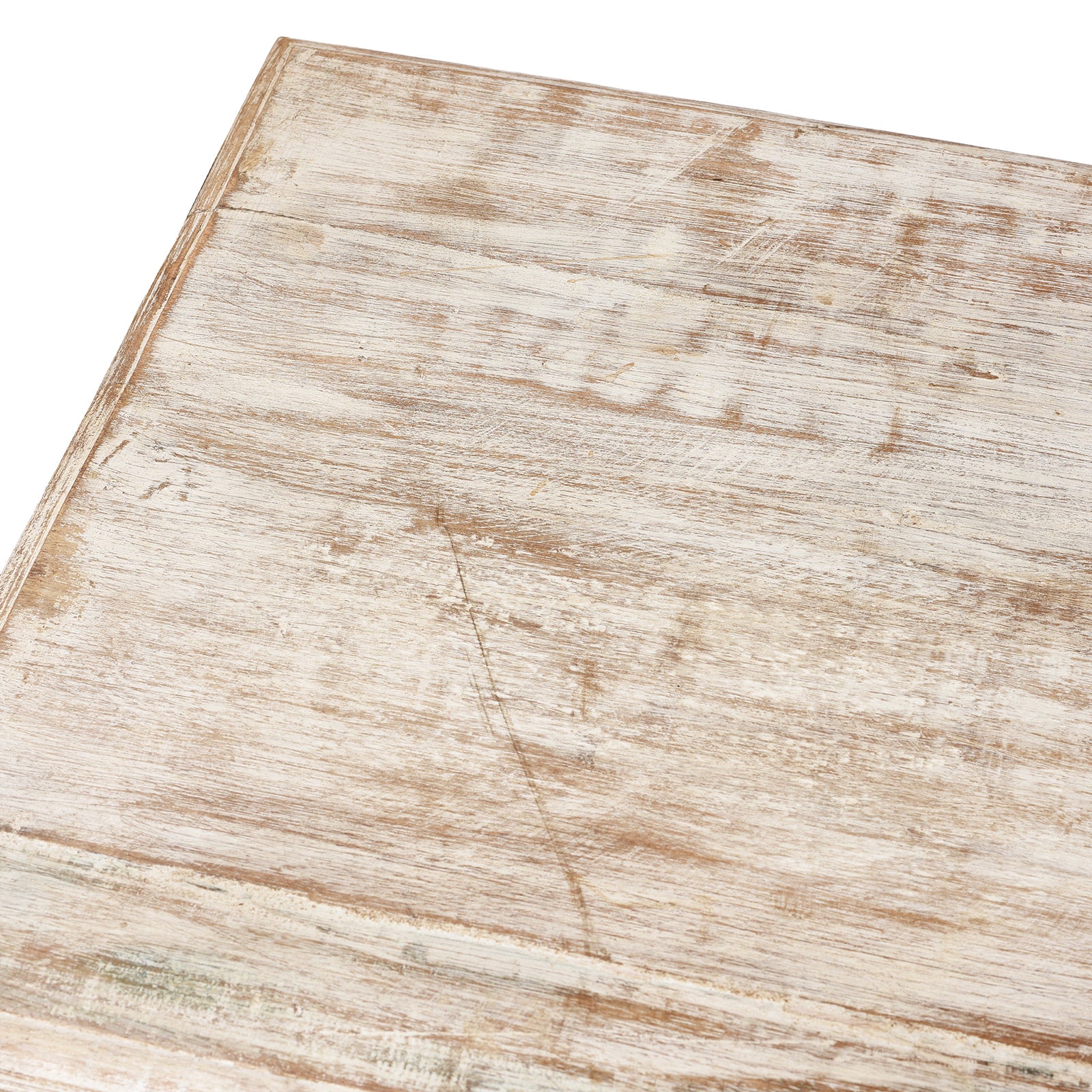 Reclaimed Teak Console Table With Drawers - Image 9