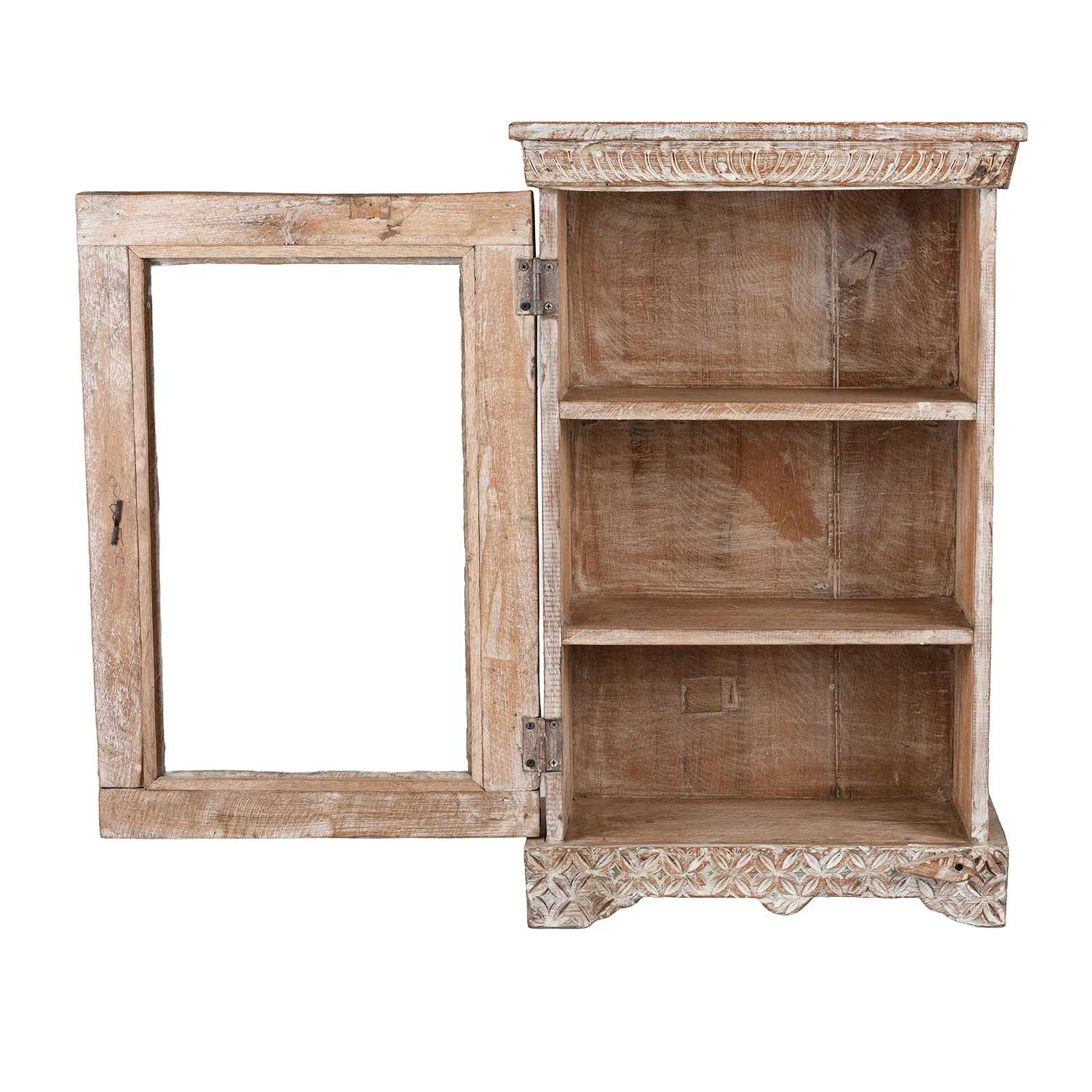Reclaimed Wood Wall Cabinet - Image 4