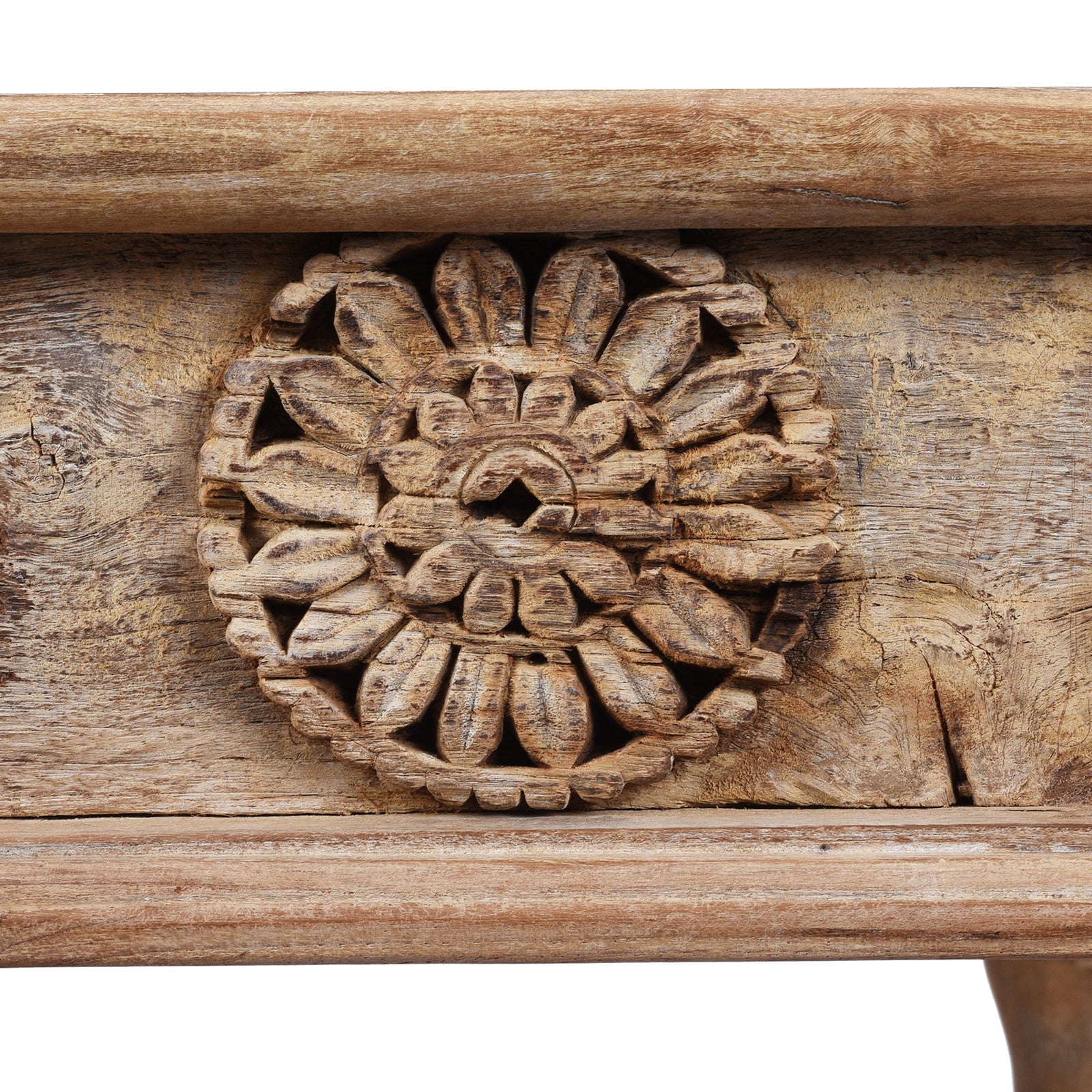 Reclaimed Teak Takhat Coffee Table From Rajasthan - Image 4