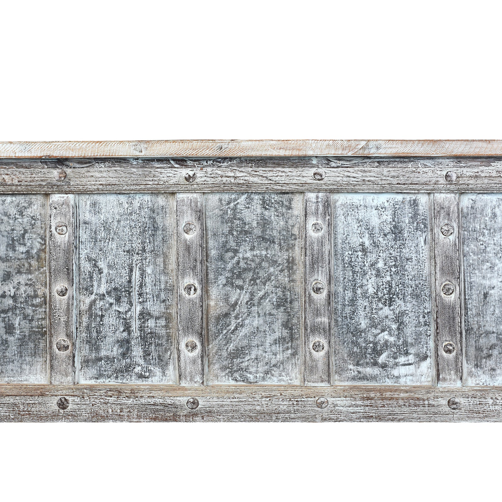 Reclaimed Teak Console Table With Painted Finish - Image 4