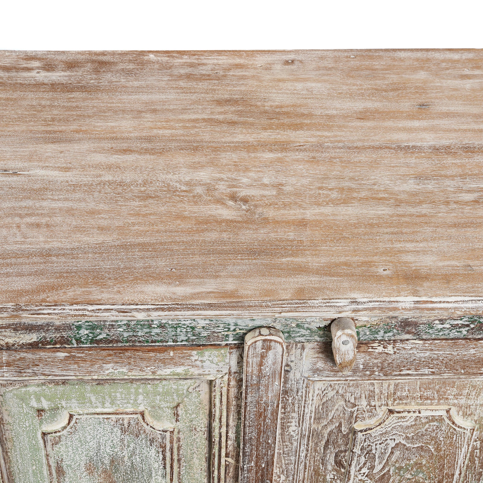Painted Cabinet Made From Reclaimed Teak - Image 6
