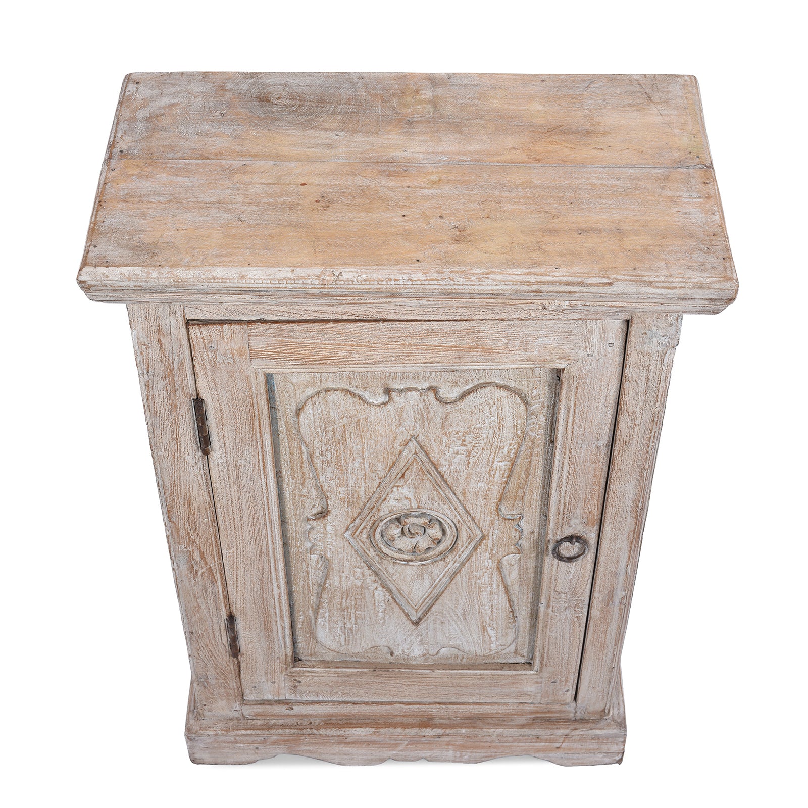 Bedside Cabinet Made From Reclaimed Teak - Image 6