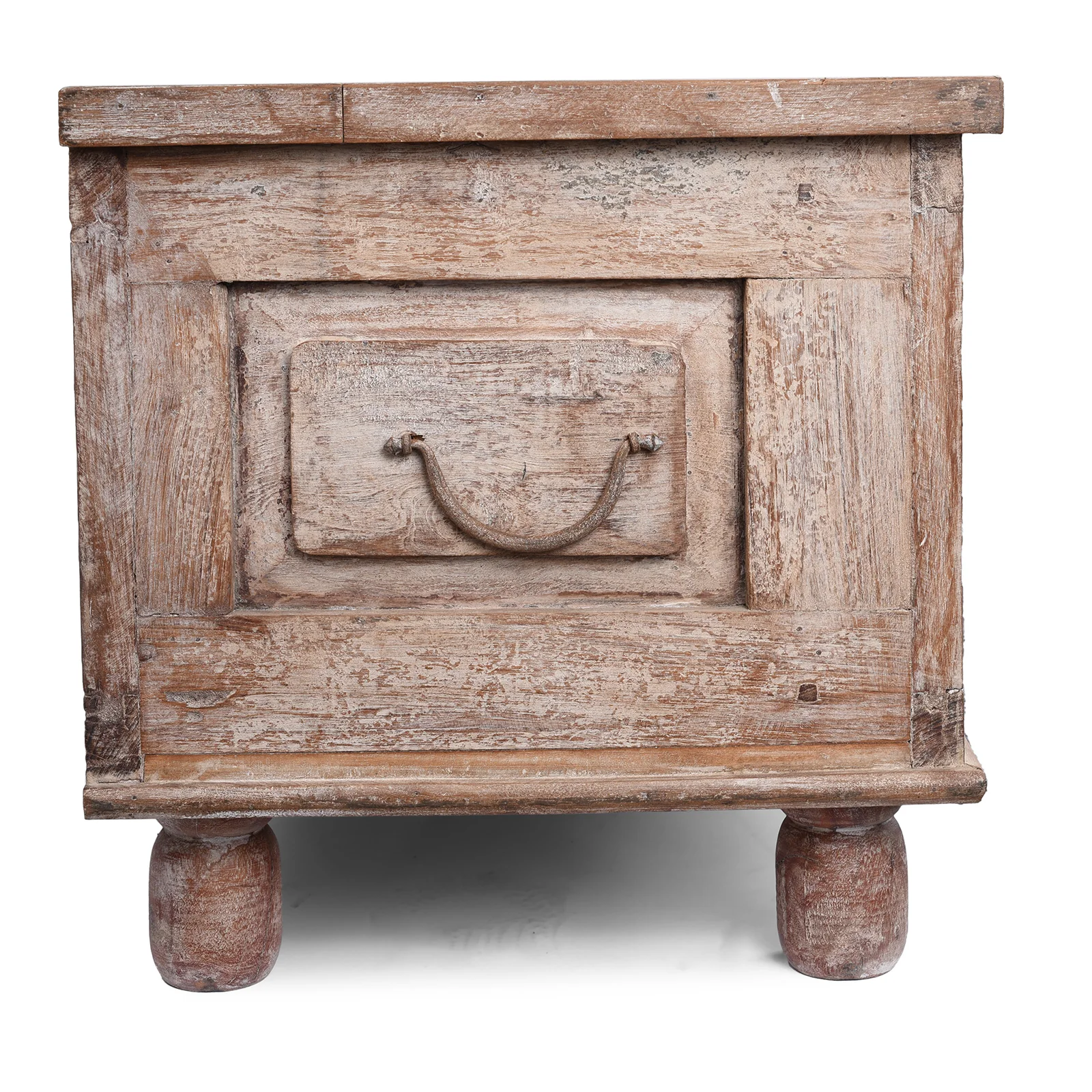 Reclaimed Teak Blanket Chest With Painted Finish - Image 7