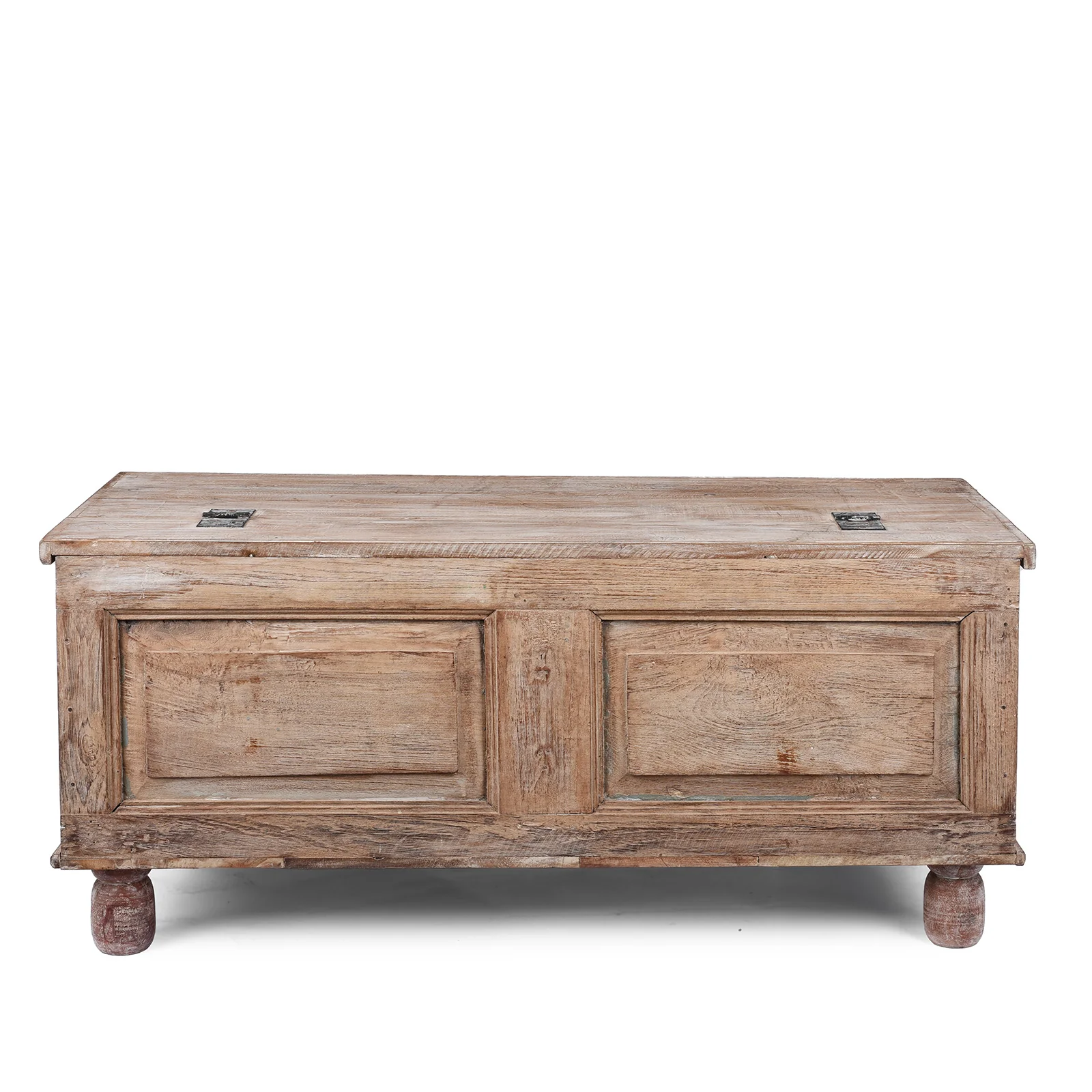Reclaimed Teak Blanket Chest With Painted Finish - Image 8