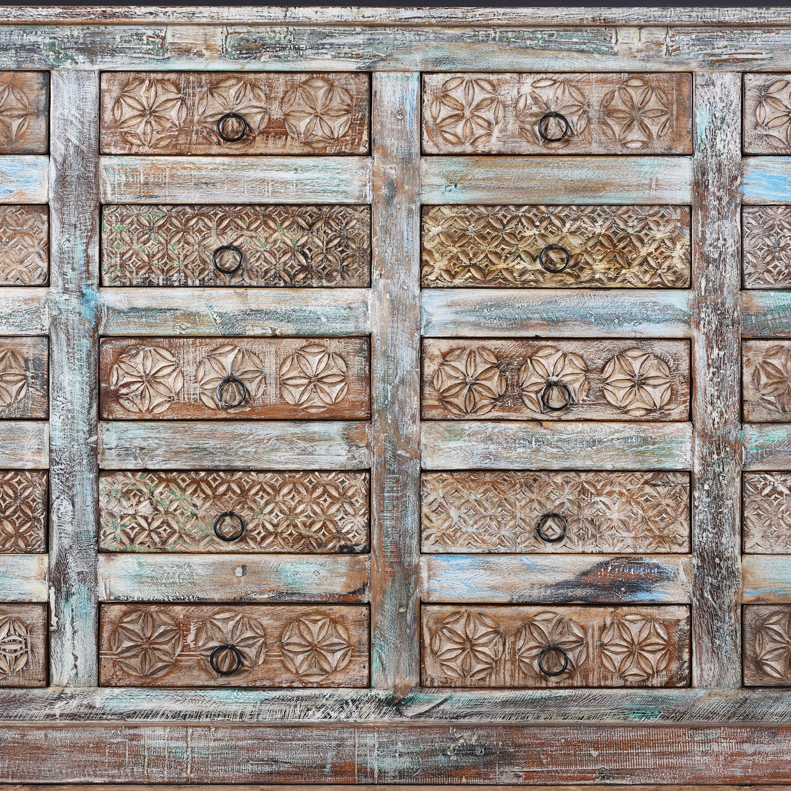 Reclaimed Teak Chest Of Drawers - Image 3