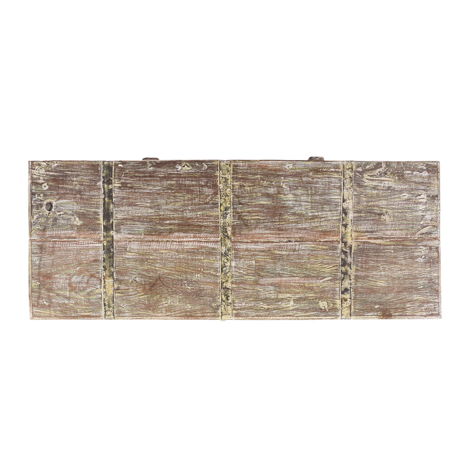Reclaimed Teak Coffer With Painted Finish - Image 6