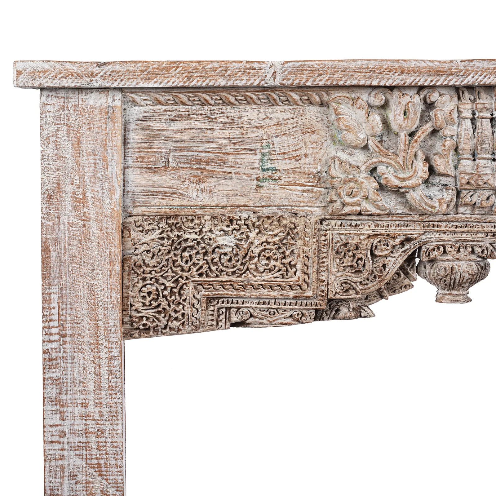 Reclaimed Teak Console Table With Painted Finish - Image 2