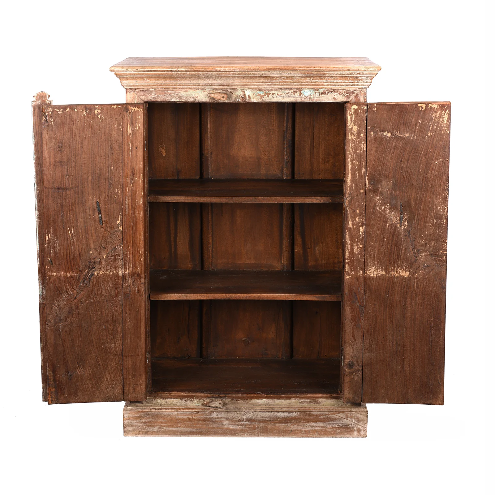 Reclaimed Teak Side Cabinet With Painted Finish - Image 4