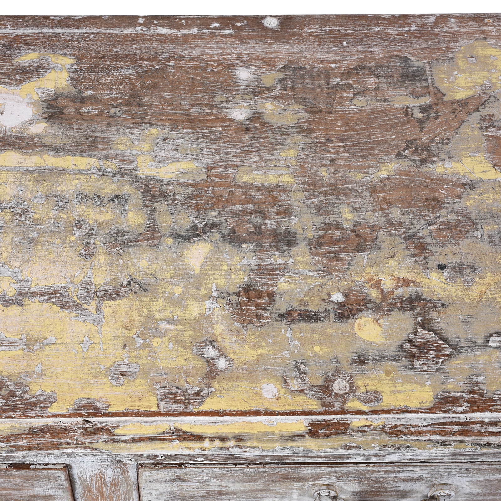 Reclaimed Teak Side Cabinet With Painted Finish - Image 8