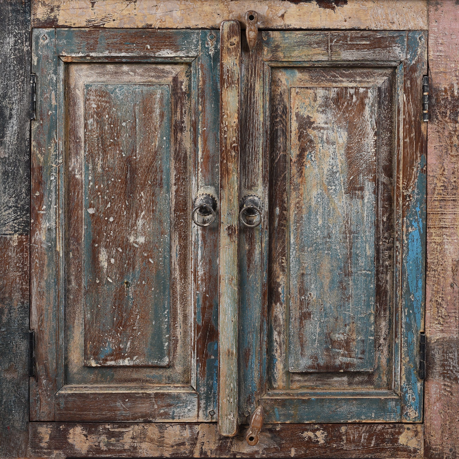 Reclaimed Teak Side Cabinet With Painted Finish - Image 5