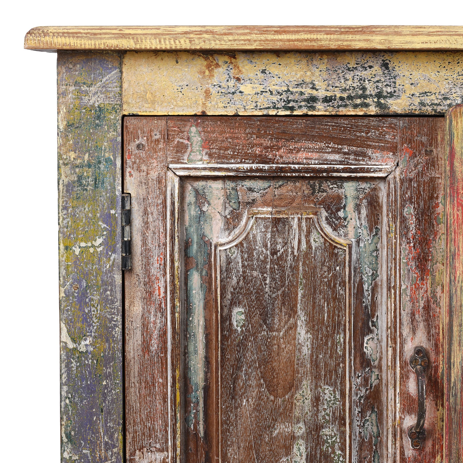 Reclaimed Teak Indian Sideboard With Painted Finish - Image 2