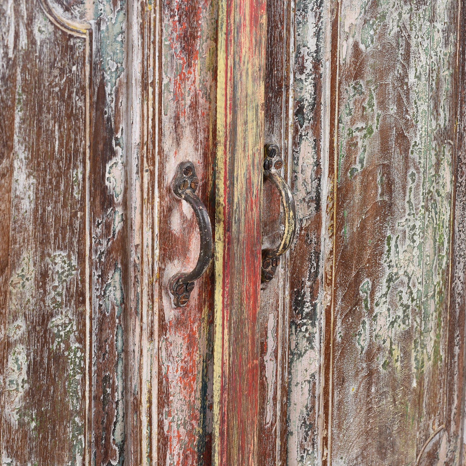 Reclaimed Teak Indian Sideboard With Painted Finish - Image 7
