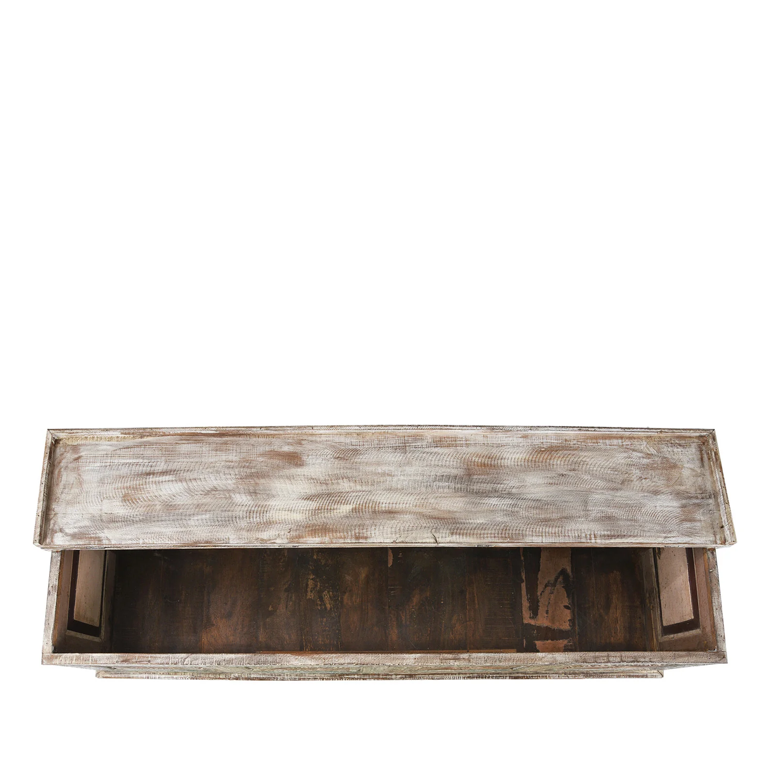 Reclaimed Teak Sunburst Blanket Chest - Image 5