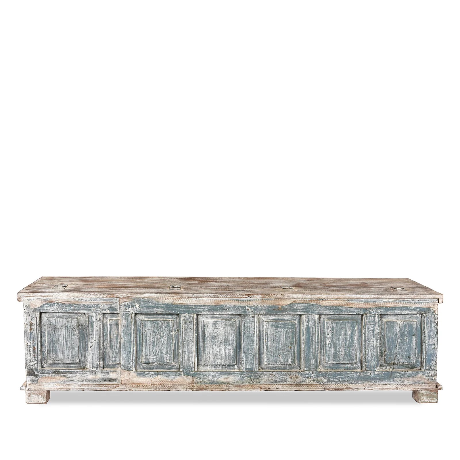 Reclaimed Teak Sunburst Blanket Chest - Image 8