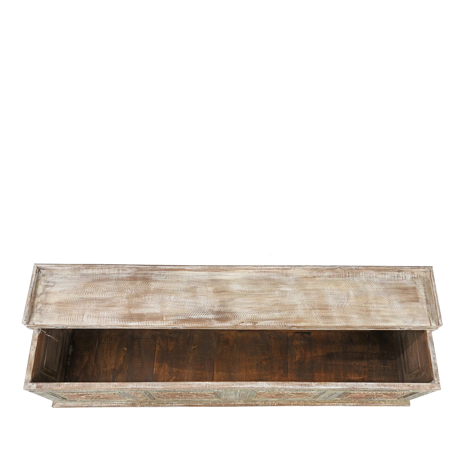 Reclaimed Teak Sunburst Blanket Chest - Image 6