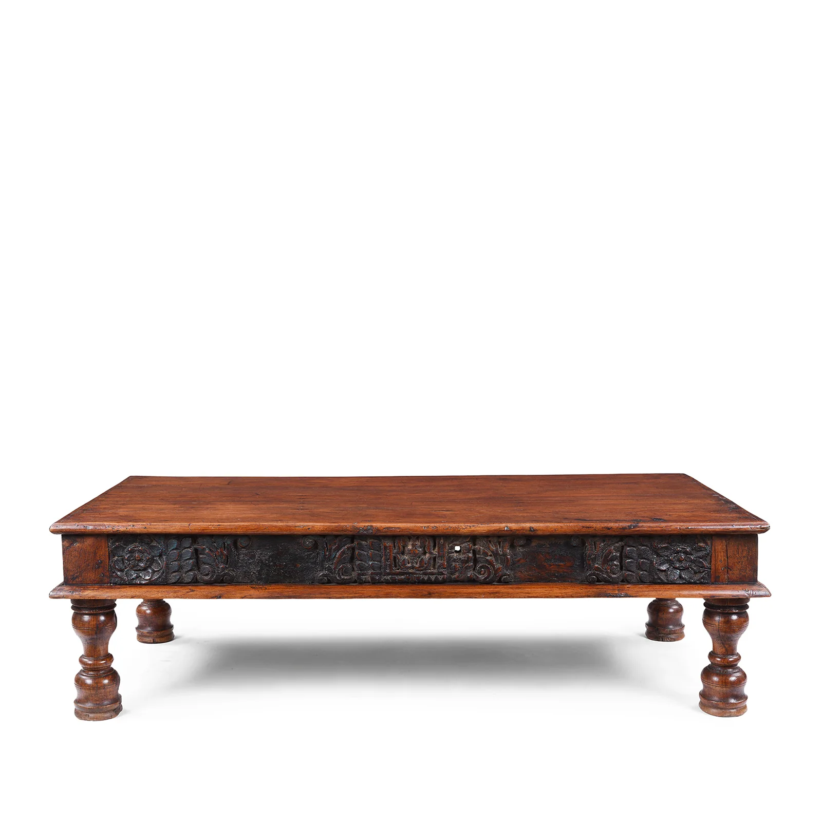 Reclaimed Teak Takhat Coffee Table - Image 2