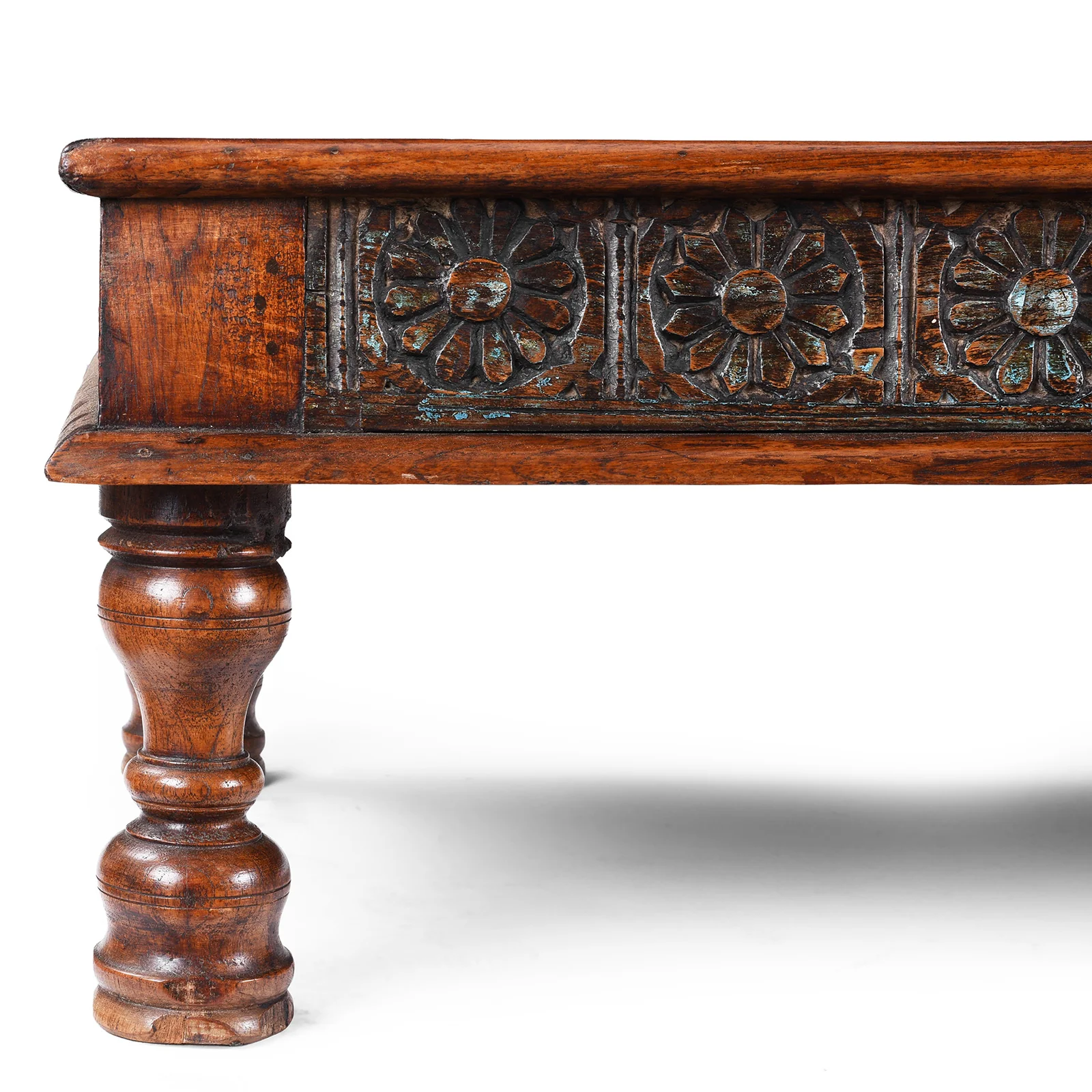 Reclaimed Teak Takhat Coffee Table - Image 3