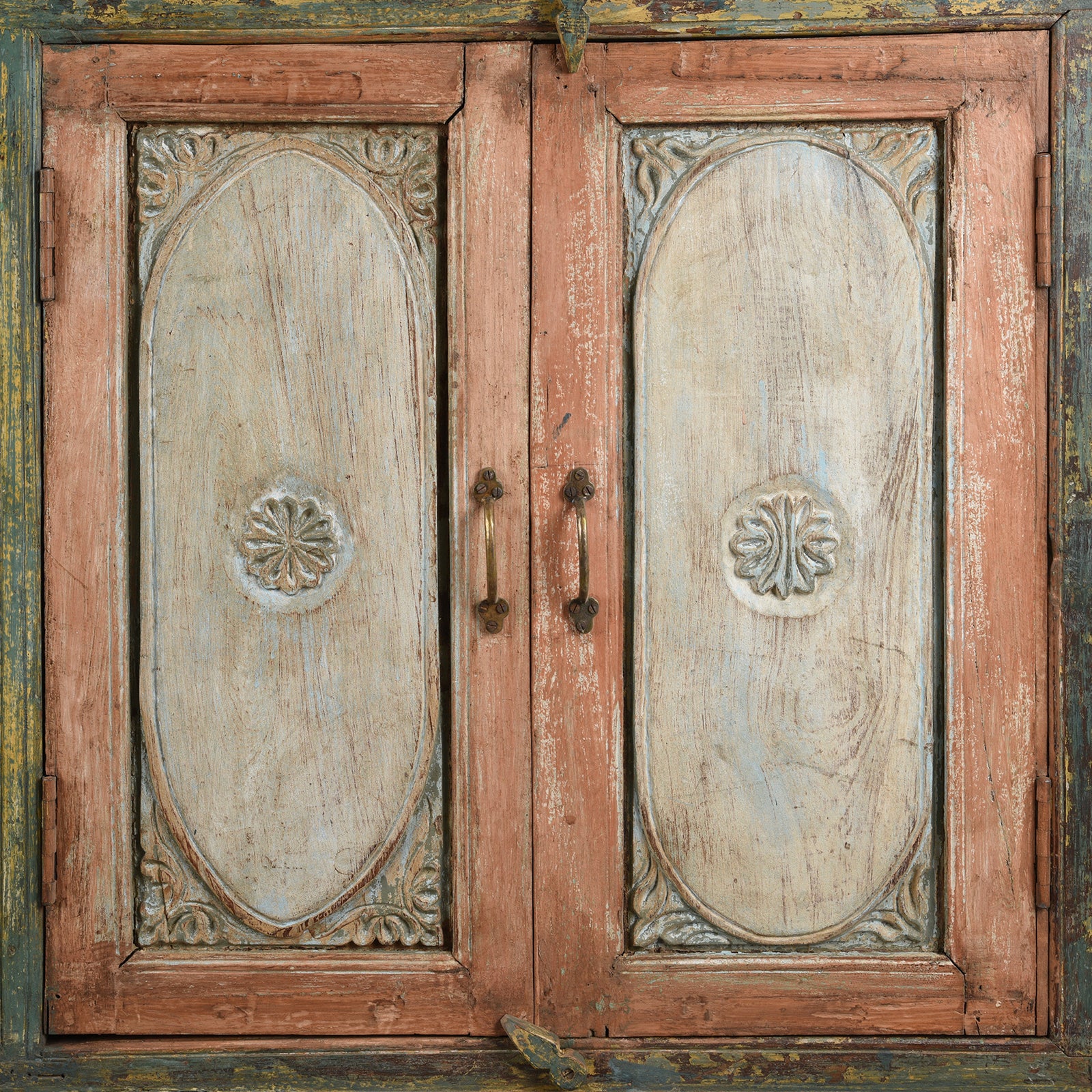 Pastel Painted  Sideboard Made From Reclaimed Teak - Image 5