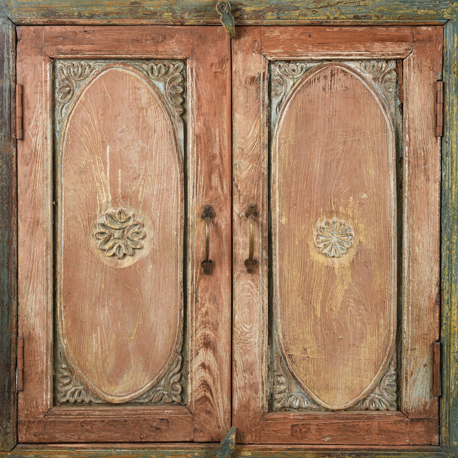 Pastel Painted  Sideboard Made From Reclaimed Teak - Image 6