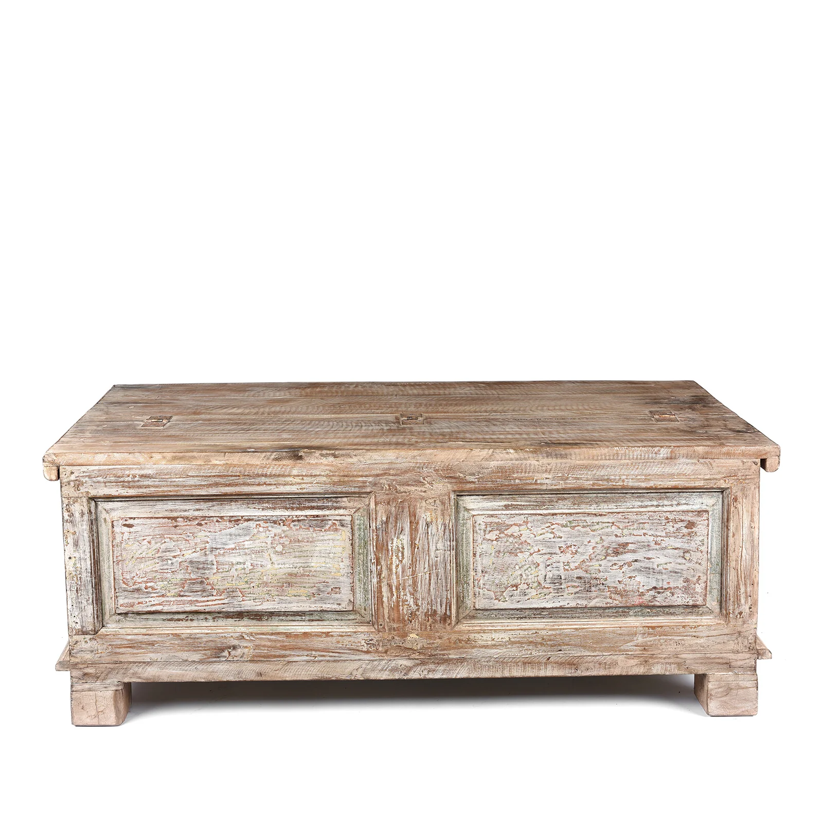 Carved Blanket Chest Made From Reclaimed Teak - Image 7