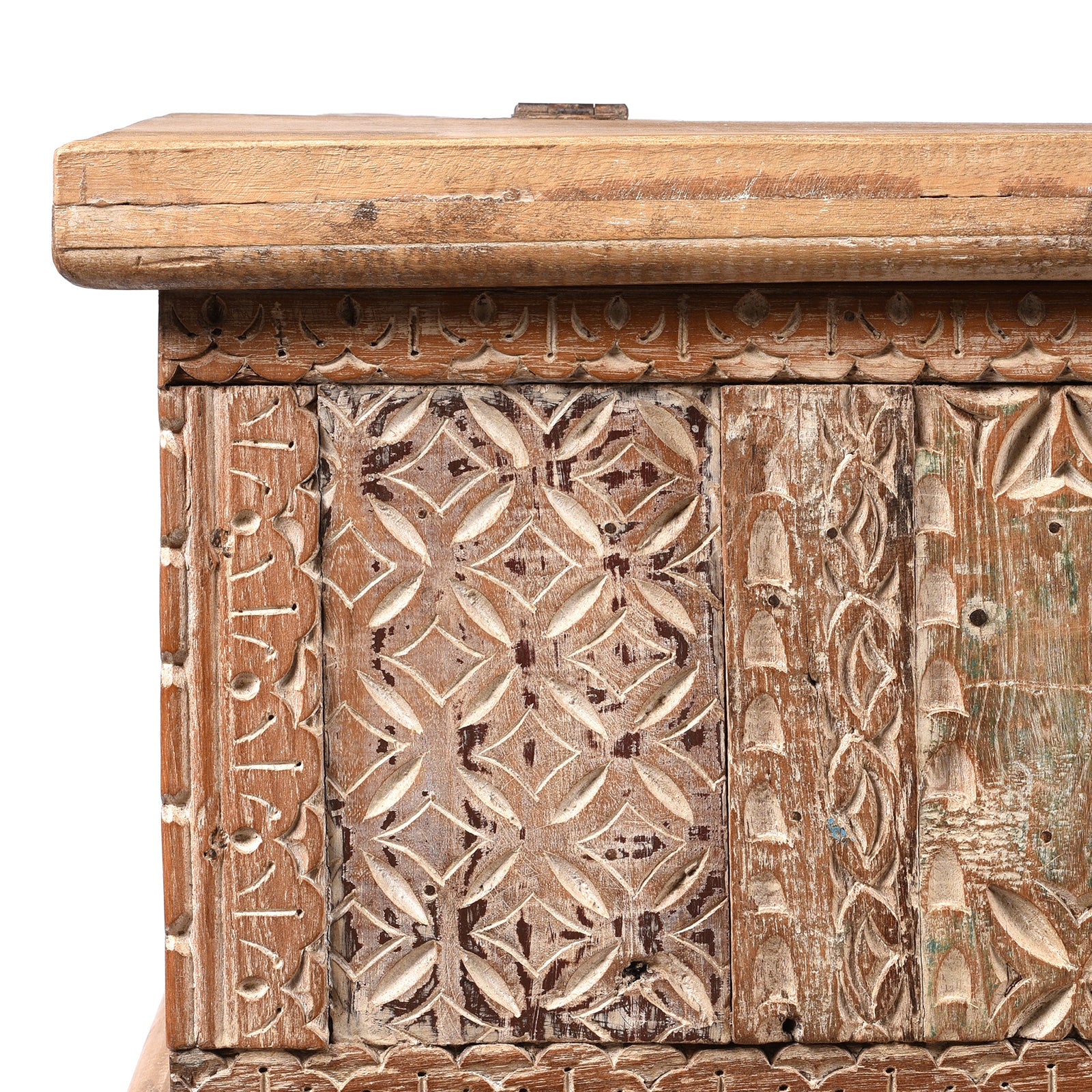 Reclaimed Teakwood Blanket Chest With Painted Finish - Image 2