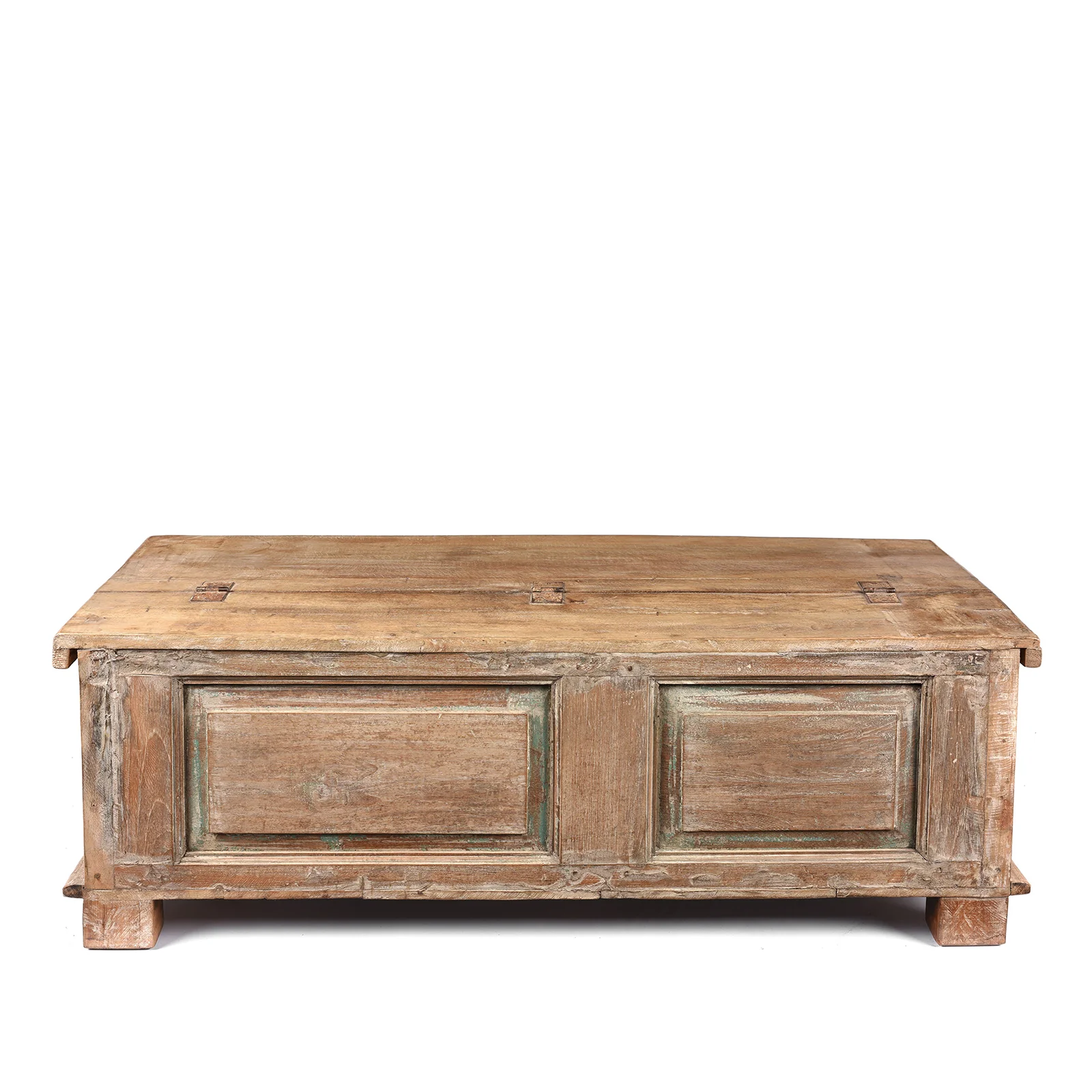 Reclaimed Teakwood Blanket Chest With Painted Finish - Image 7