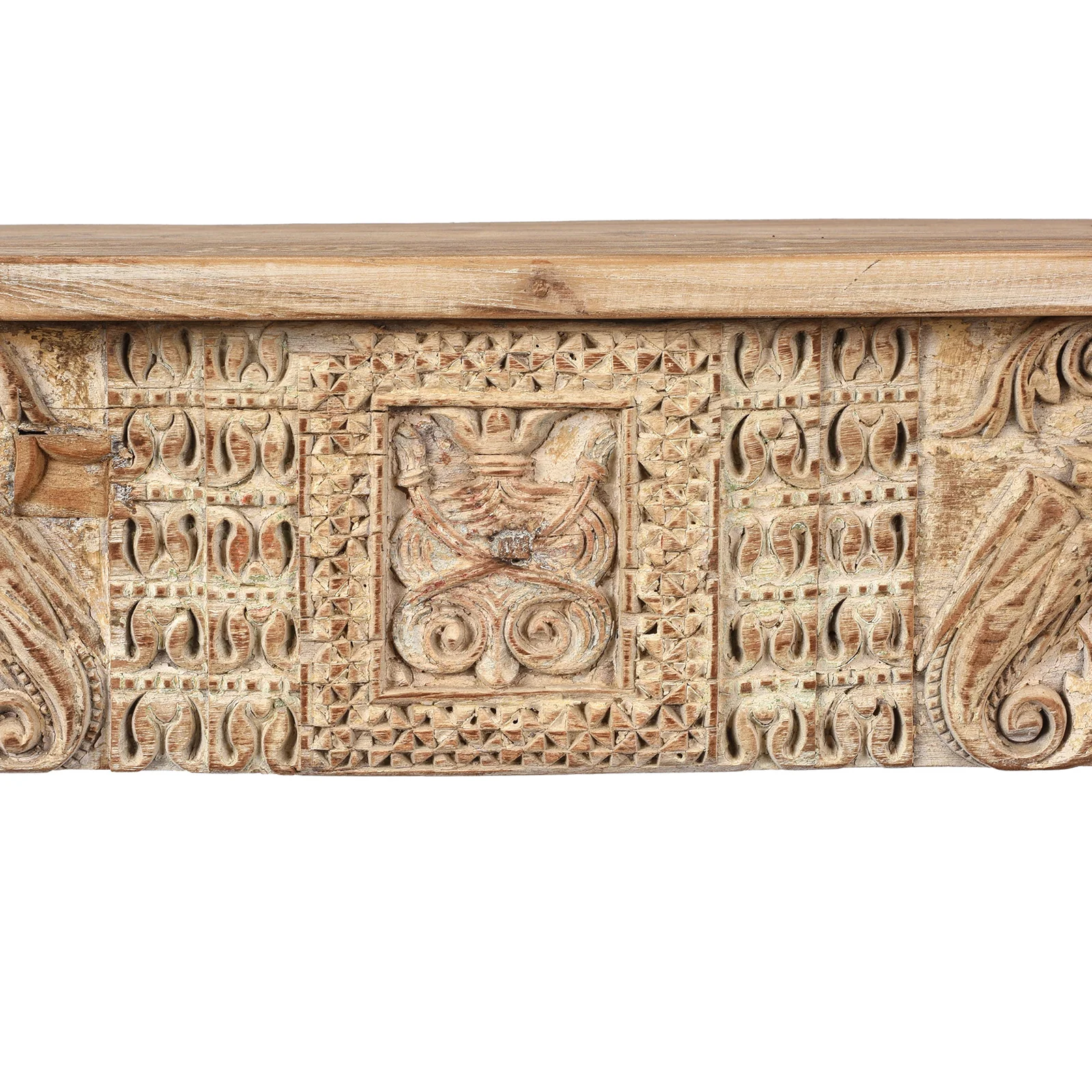 Indian Reclaimed Teak Console Table - Image 5