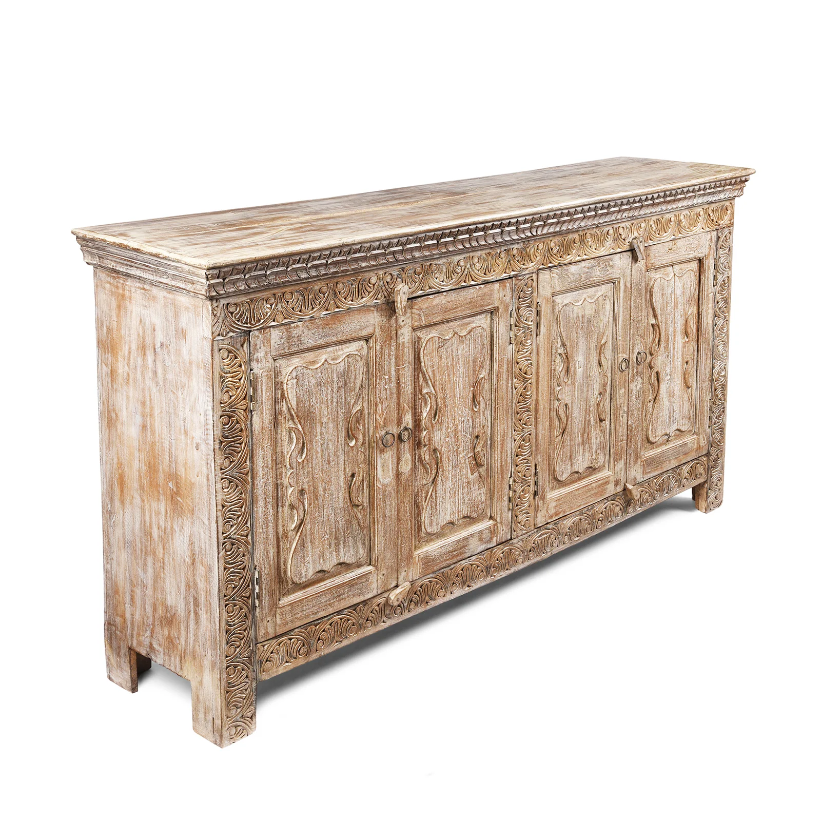 Reclaimed Teak Sideboard With Painted Finish - Image 3
