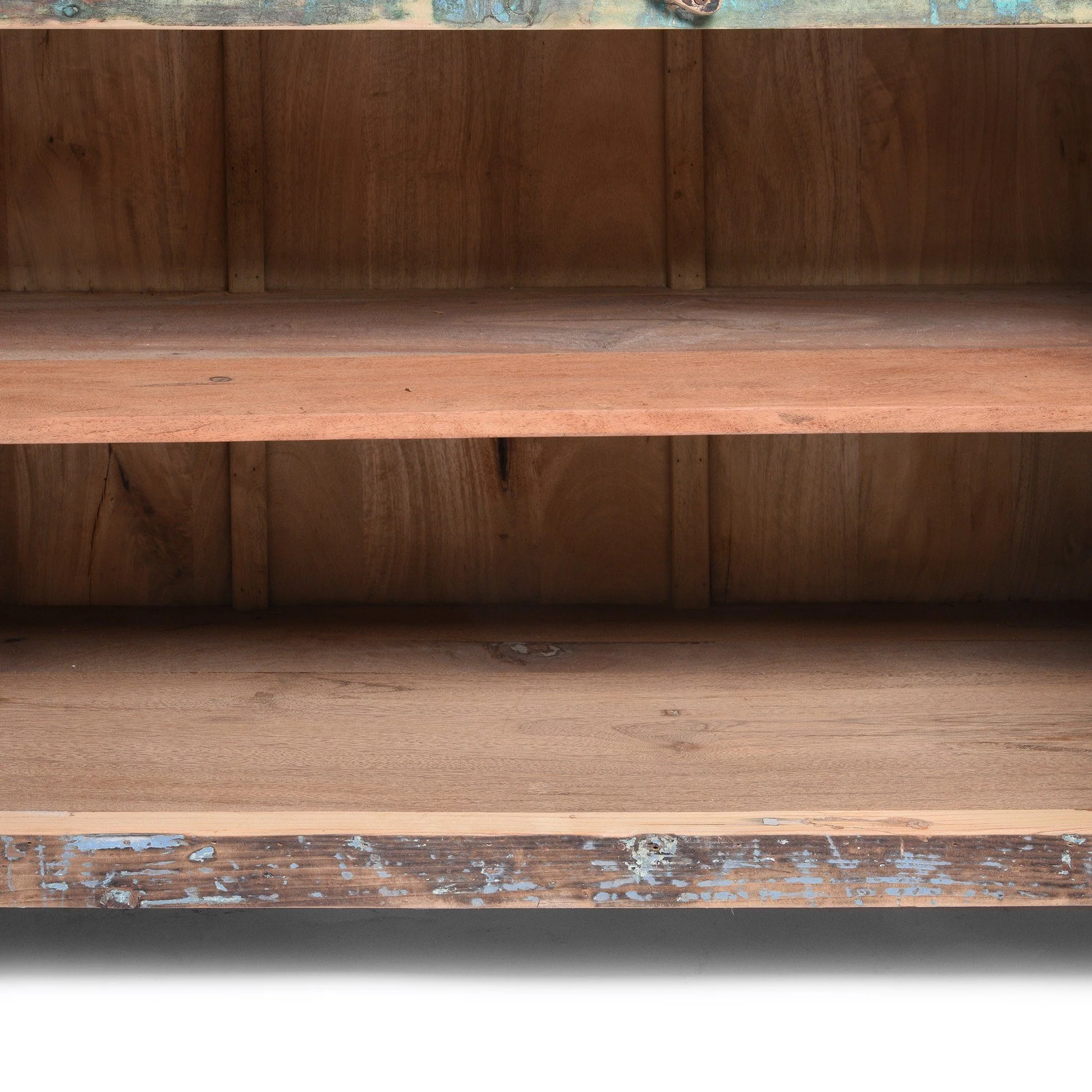 Reclaimed Teakwood Sideboard With Old Paint - Image 5