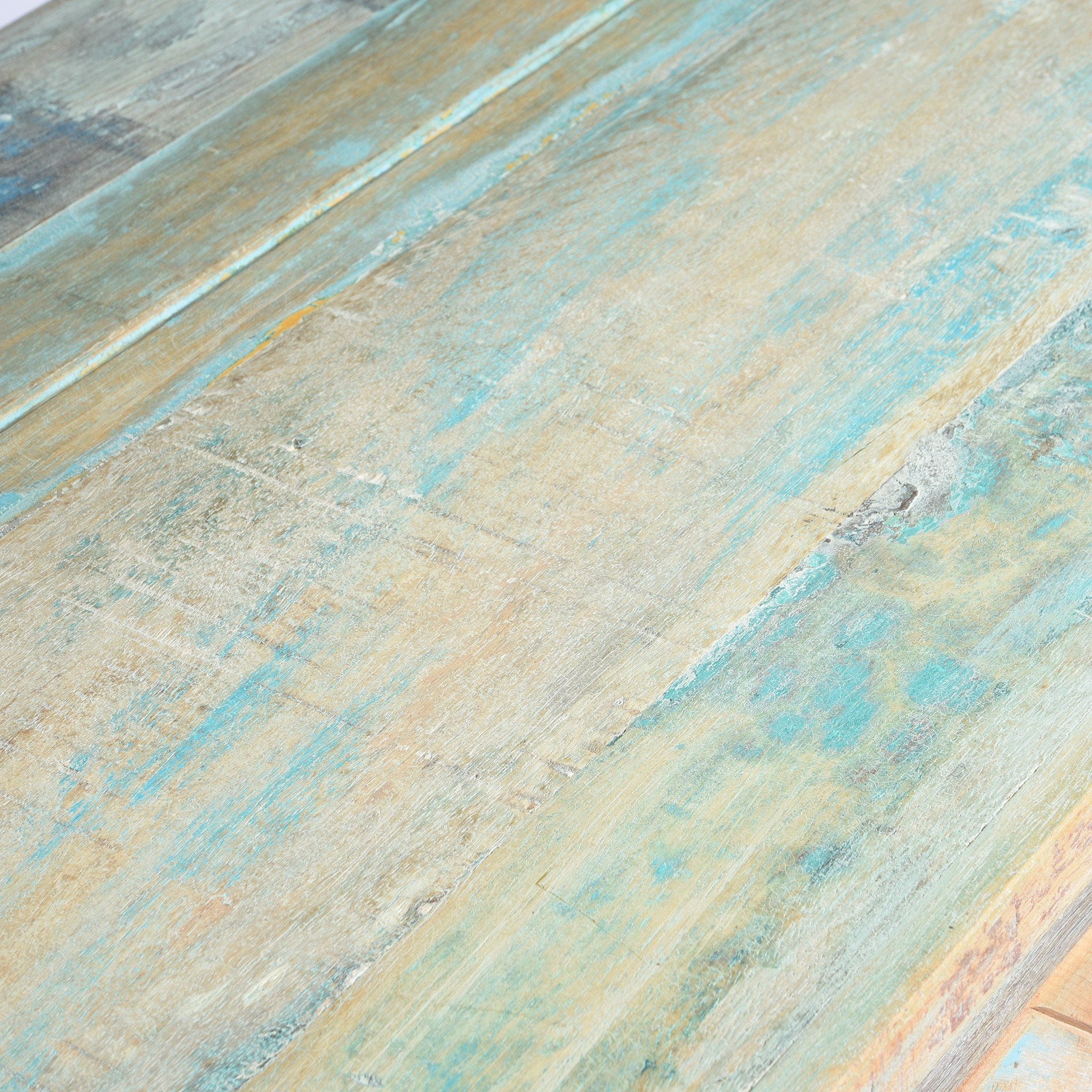Reclaimed Teakwood Sideboard With Old Paint - Image 9
