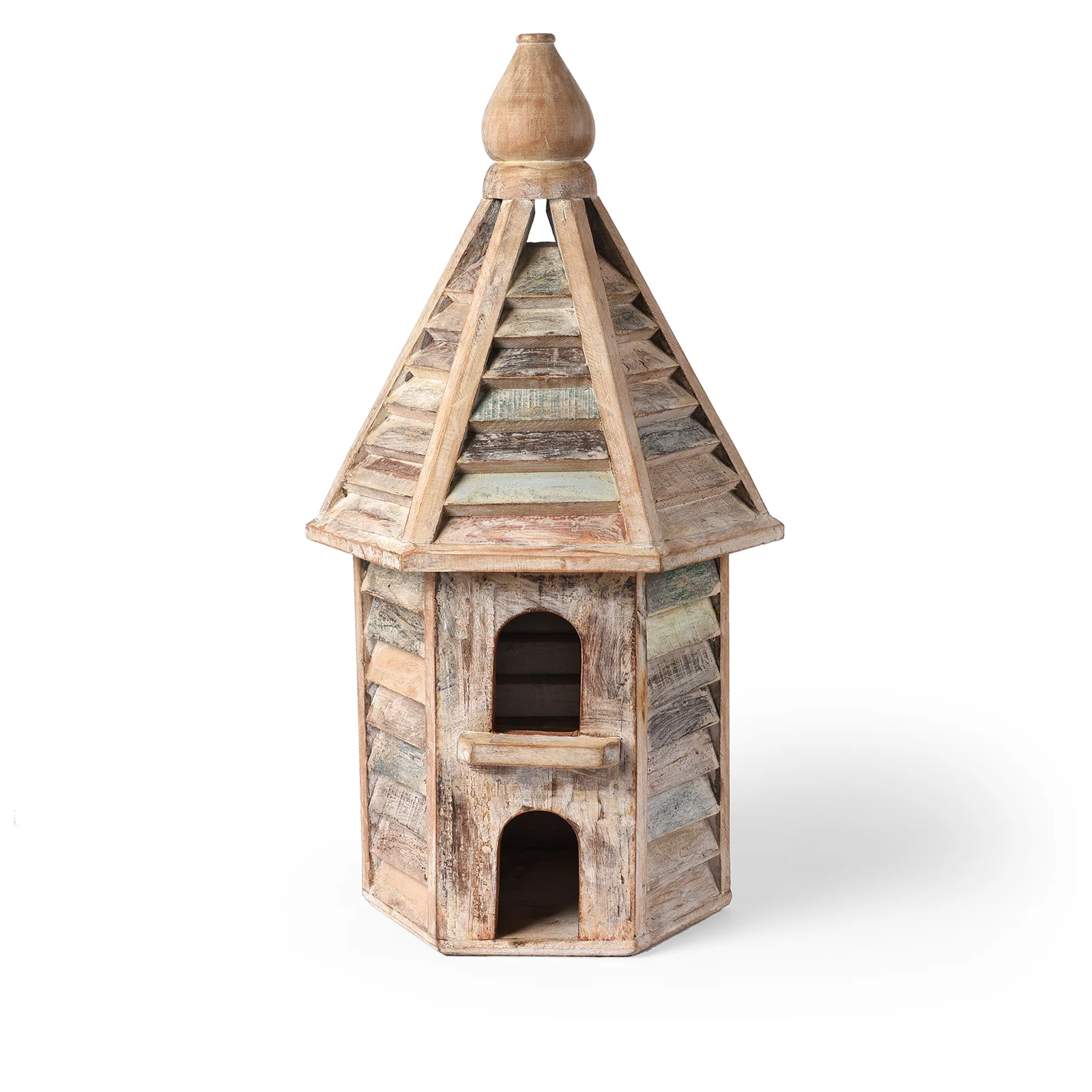 Painted Bird House Made From Reclaimed Wood - Image 2