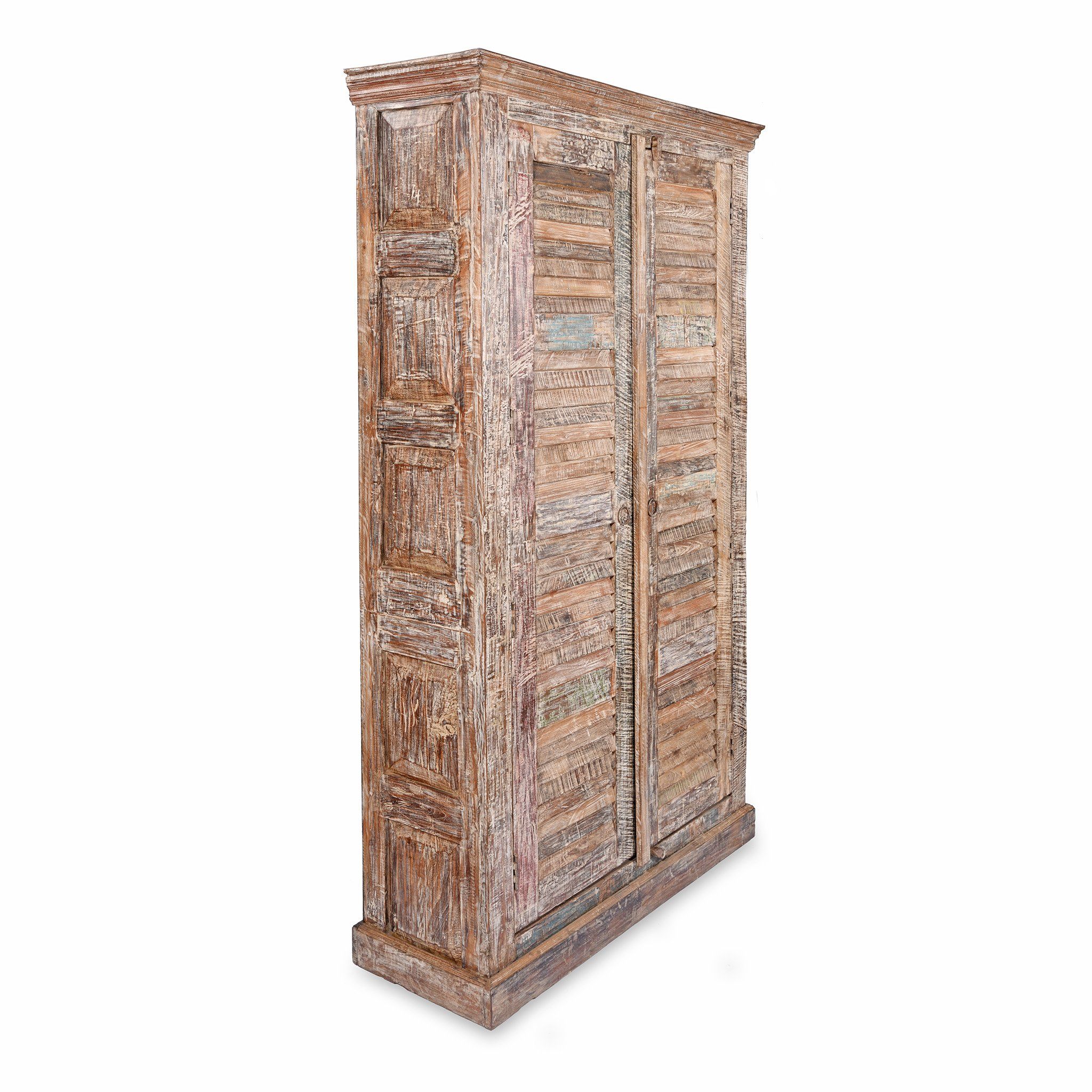 Louvre Door Cabinet Made From Reclaimed Wood - Image 3