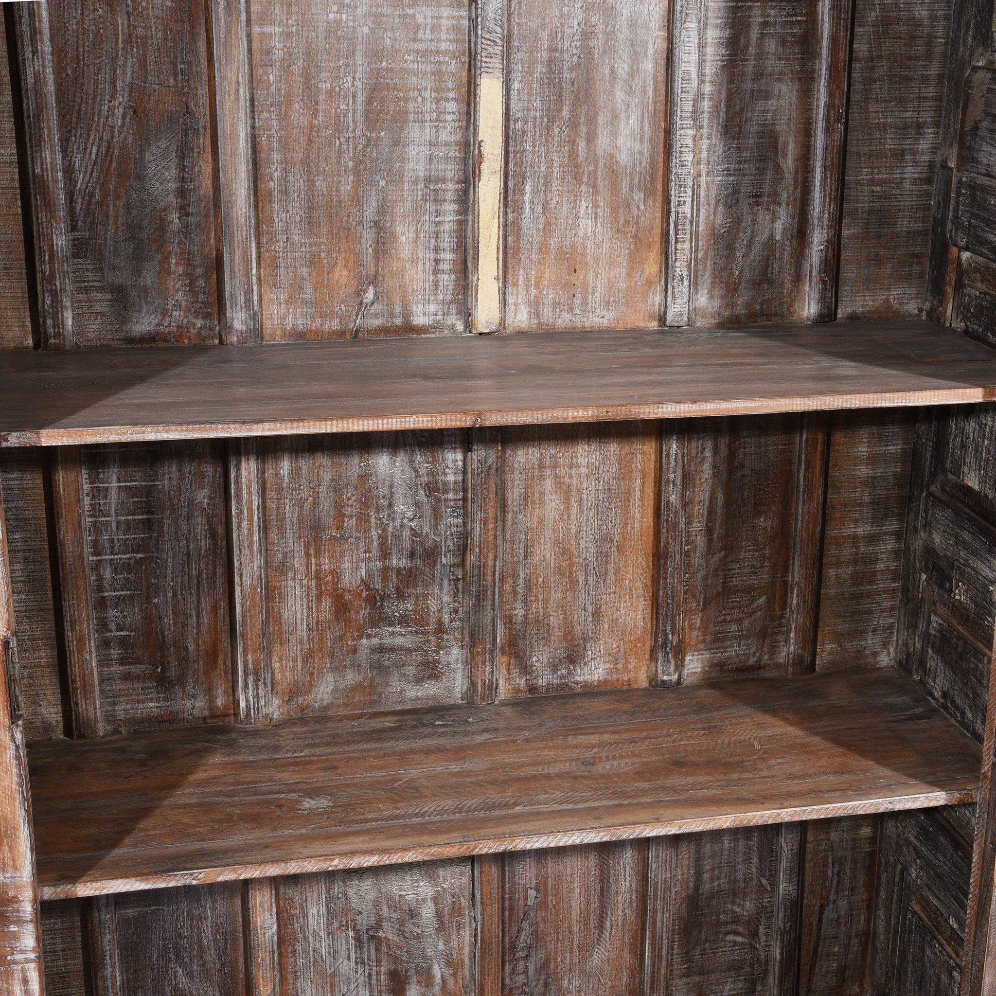 Louvre Door Cabinet Made From Reclaimed Wood - Image 4