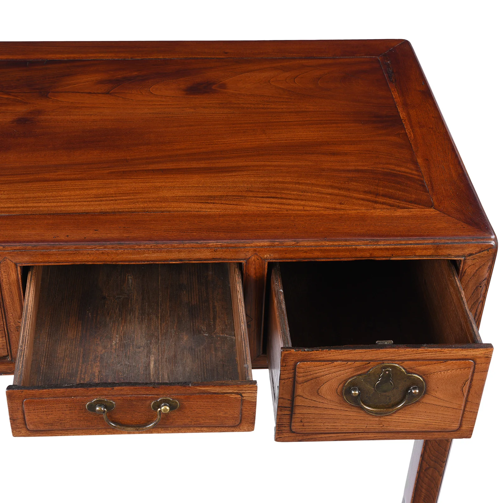 Chinese Kneehole Desk From Shanghai - 19th Century - Image 4