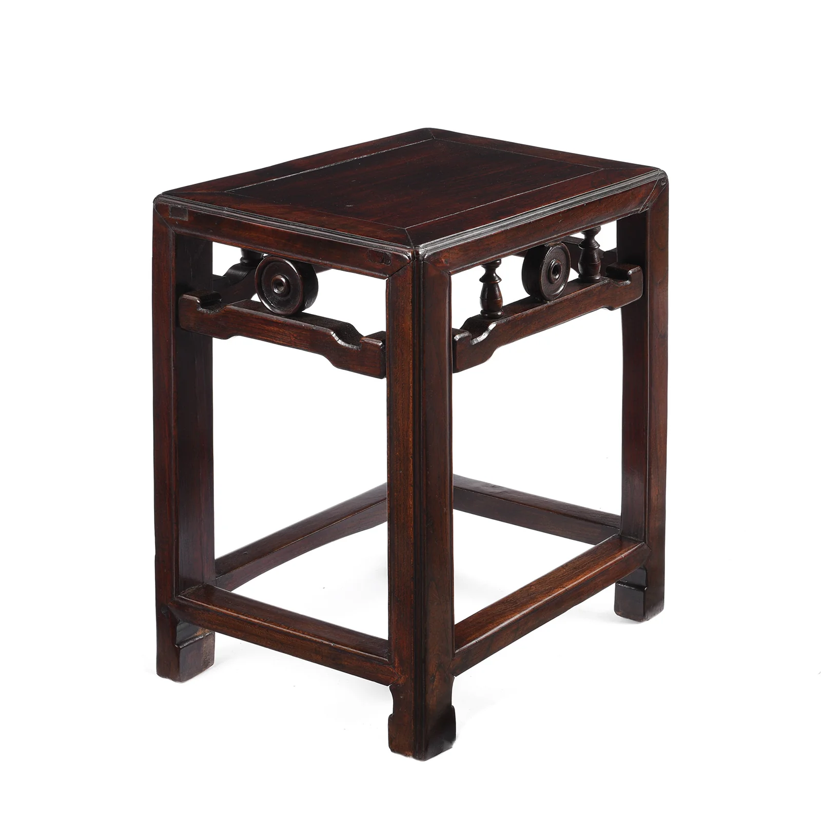 Red Elm Side Table From Jiangsu - 19th Century - Image 2