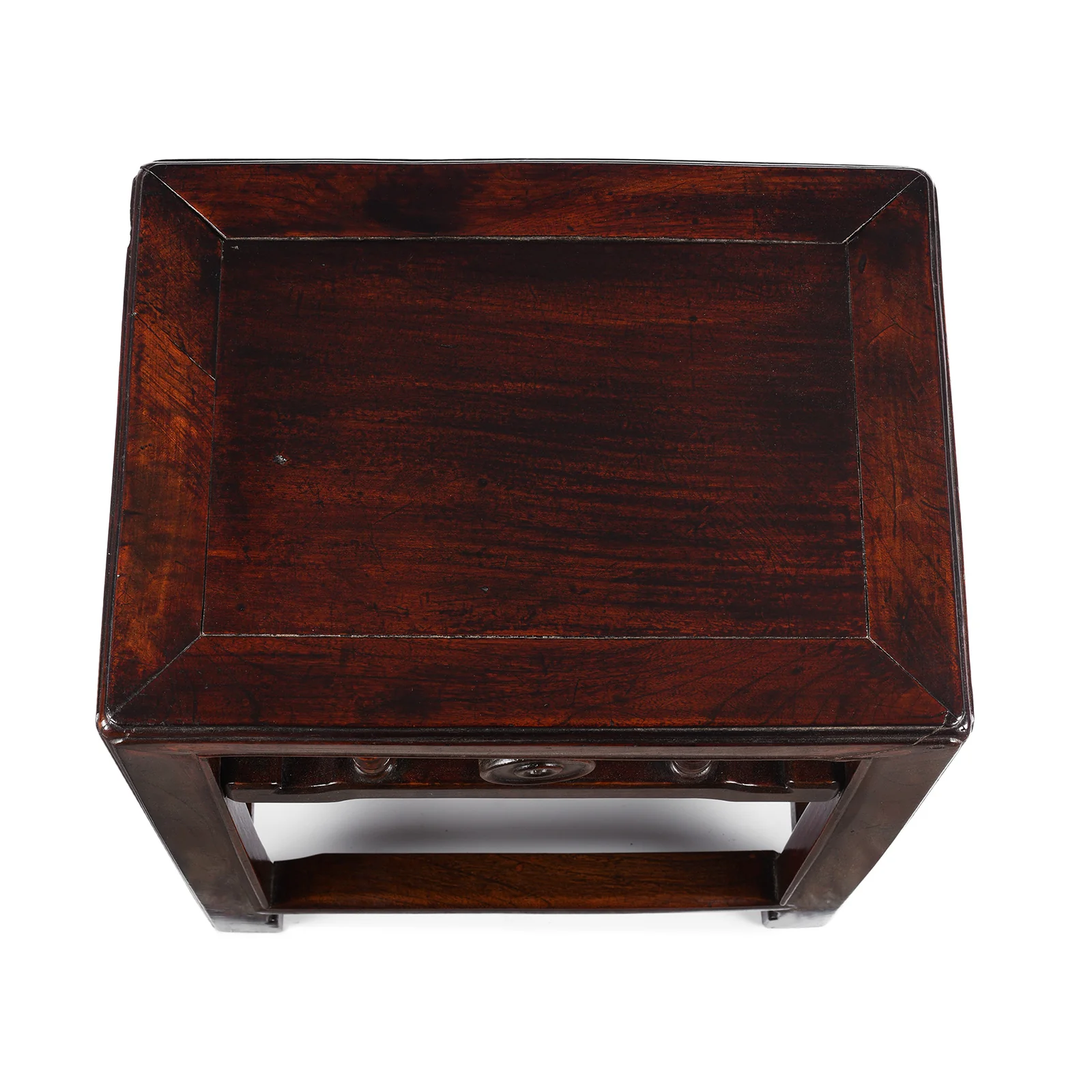 Red Elm Side Table From Jiangsu - 19th Century - Image 4