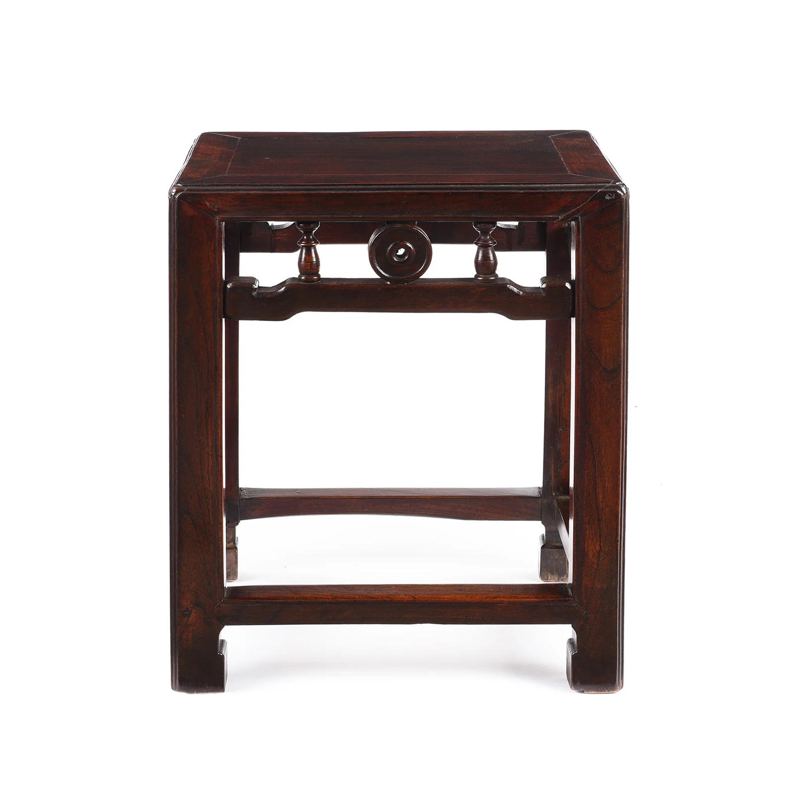 Red Elm Side Table From Jiangsu - 19th Century - Image 5