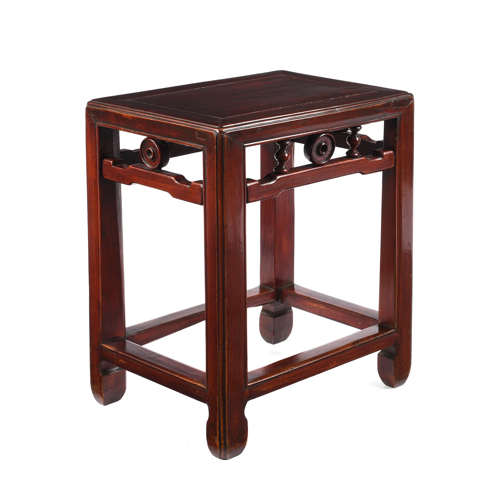 Red Elm Side Table From Jiangsu - 19th Century - Image 3