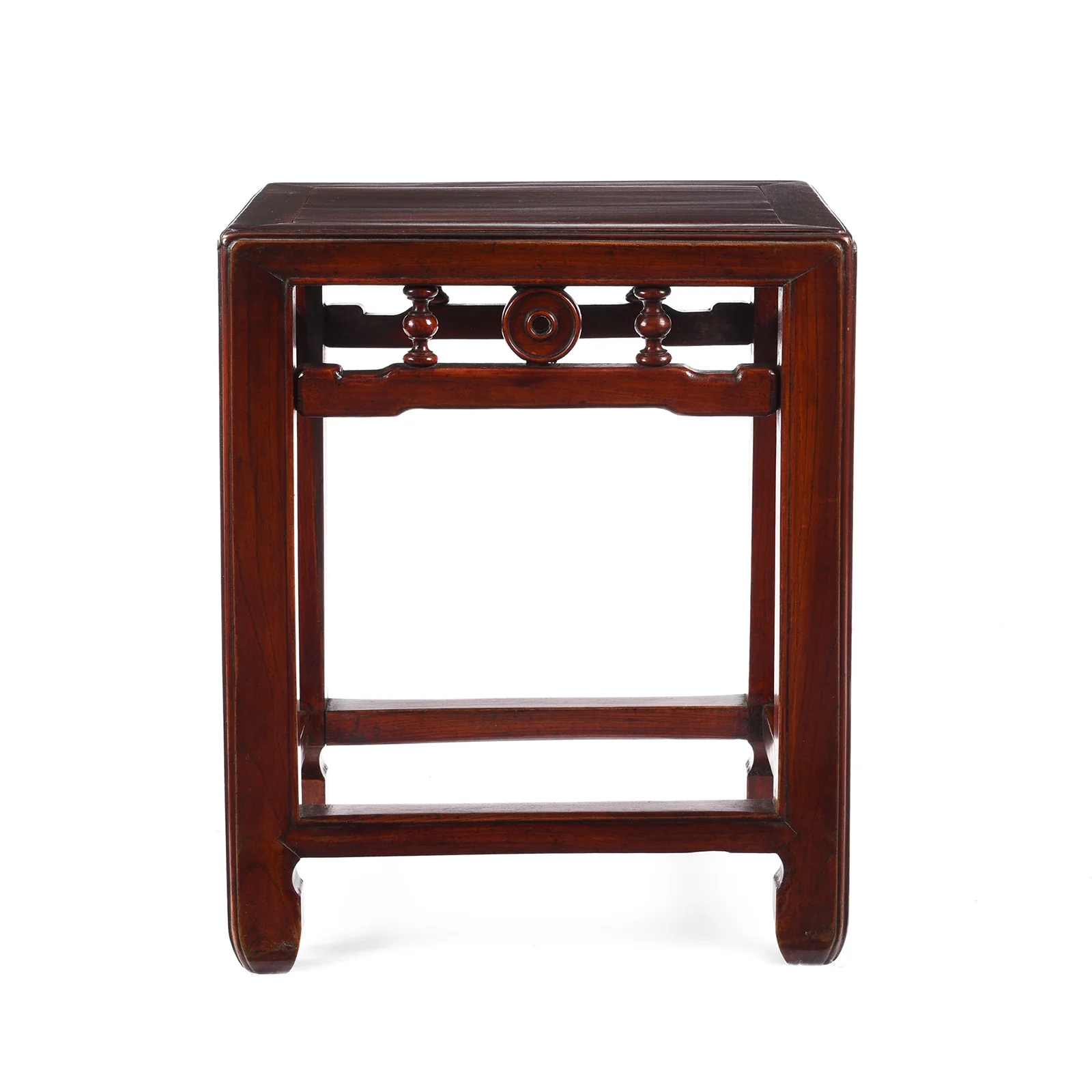 Red Elm Side Table From Jiangsu - 19th Century - Image 5