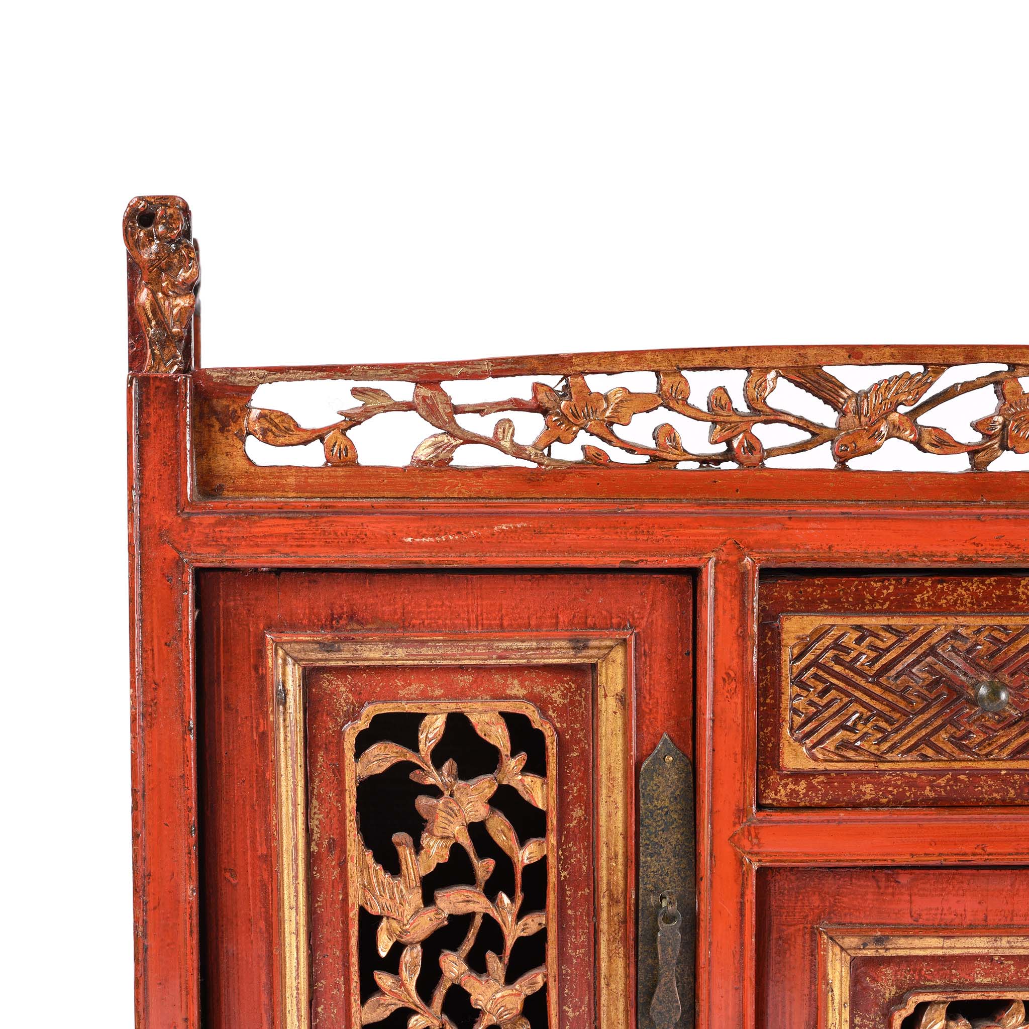 Gilt Lacquered Table Cabinet from Fujian Province - 19th Century - Image 2