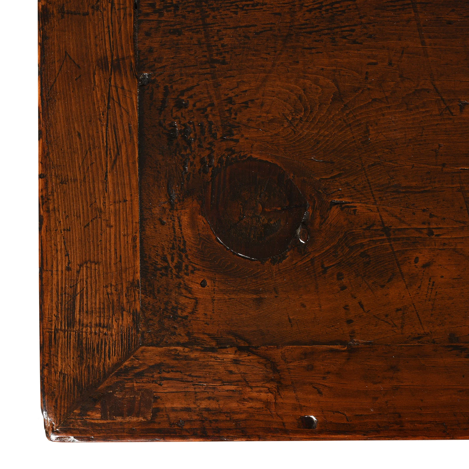 Red Lacquer Chinese Sideboard From Dongbei - Ca 1920 - Image 12