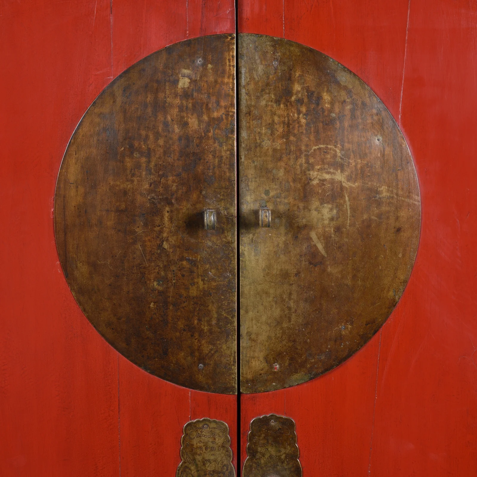 Red Lacquer Ningbo Wedding Cabinet - Ca 1900 - Image 4