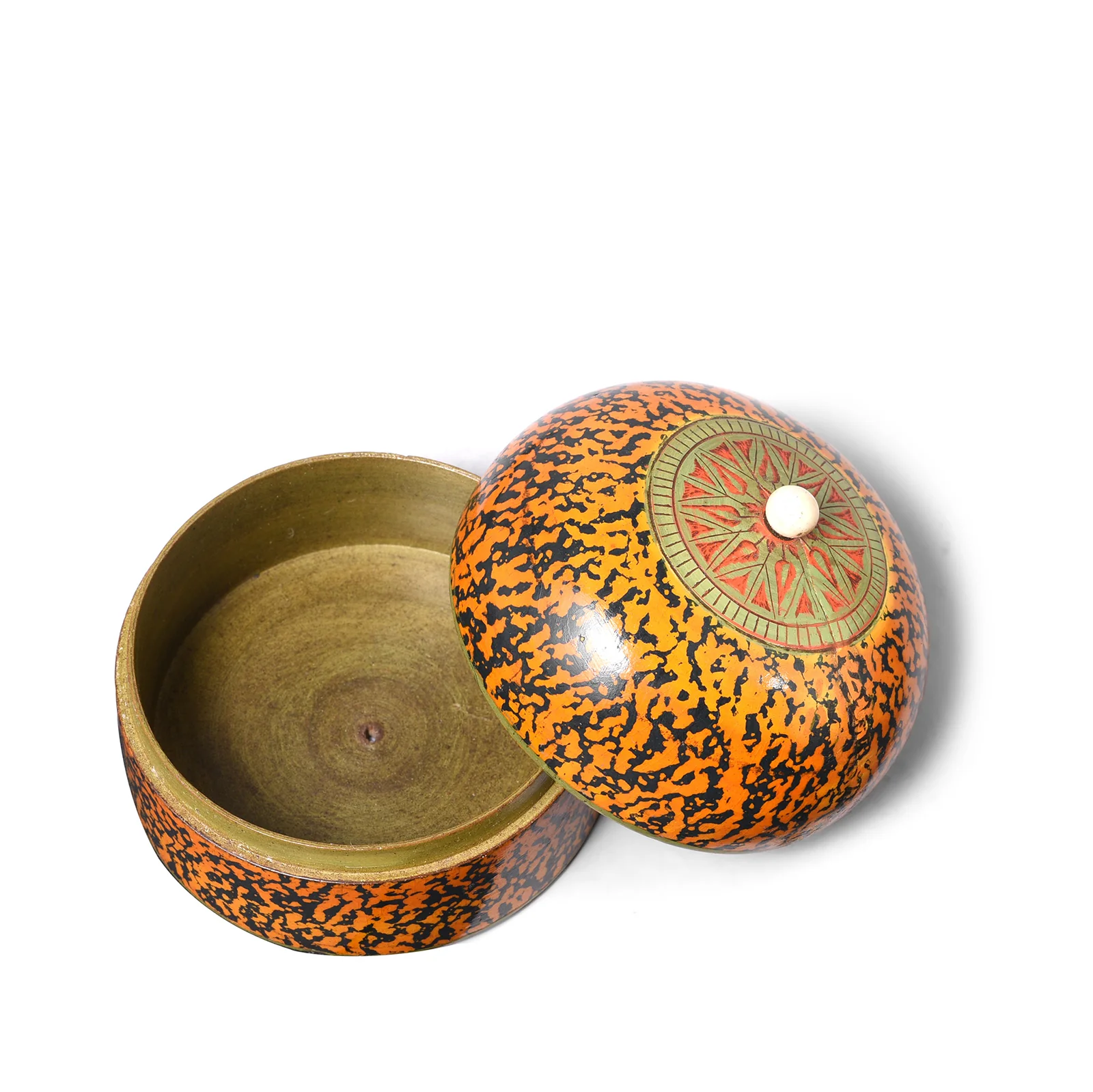 Spotted Lacquer Pot - Ca 1940 - Image 2