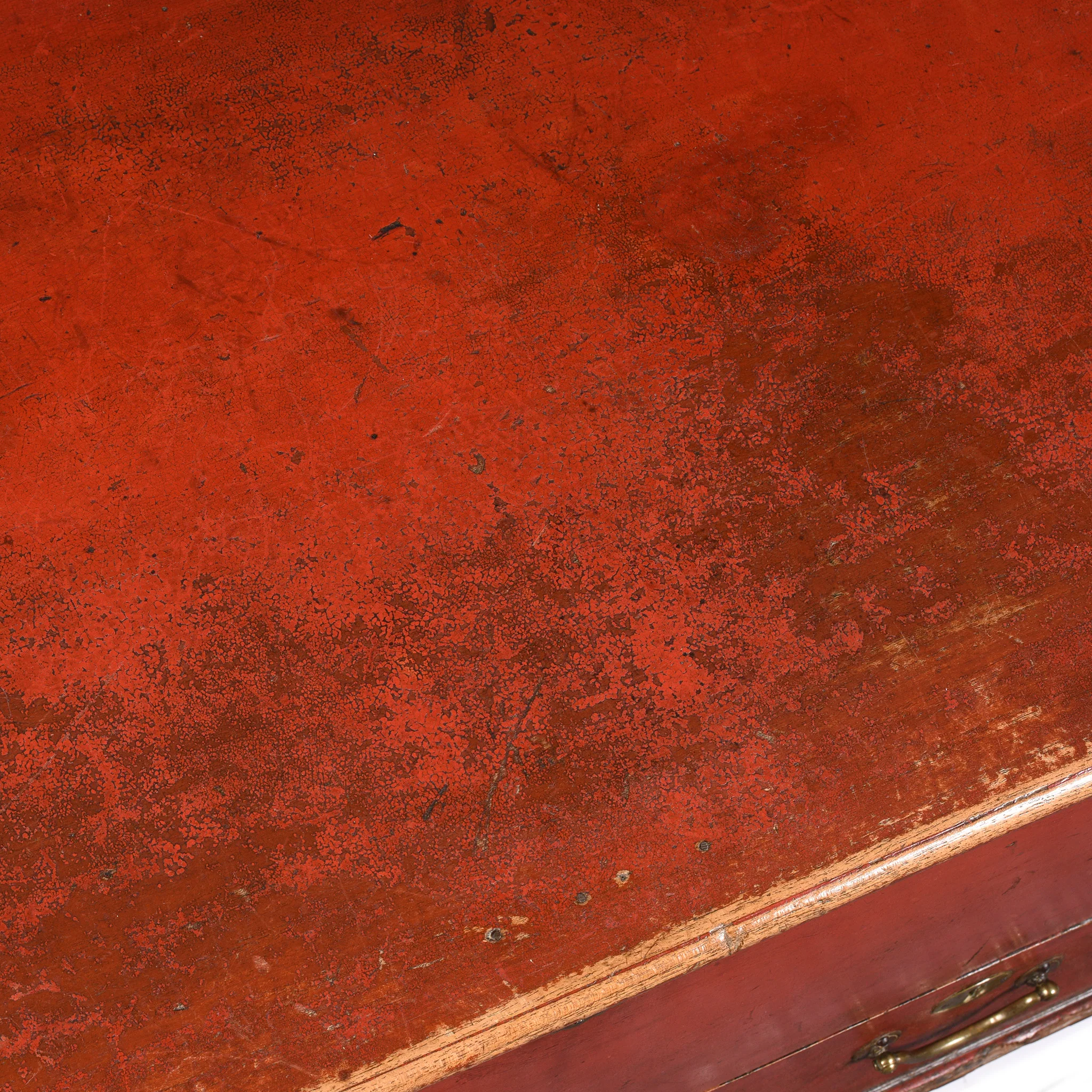 Red Lacquer Camphor Wood Chinese Chest - 18thC - Image 10