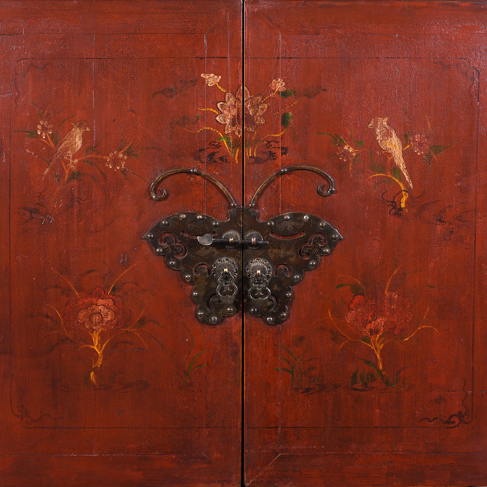 Red Lacquer Fujian Wedding Cabinet - 19th Century - Image 10